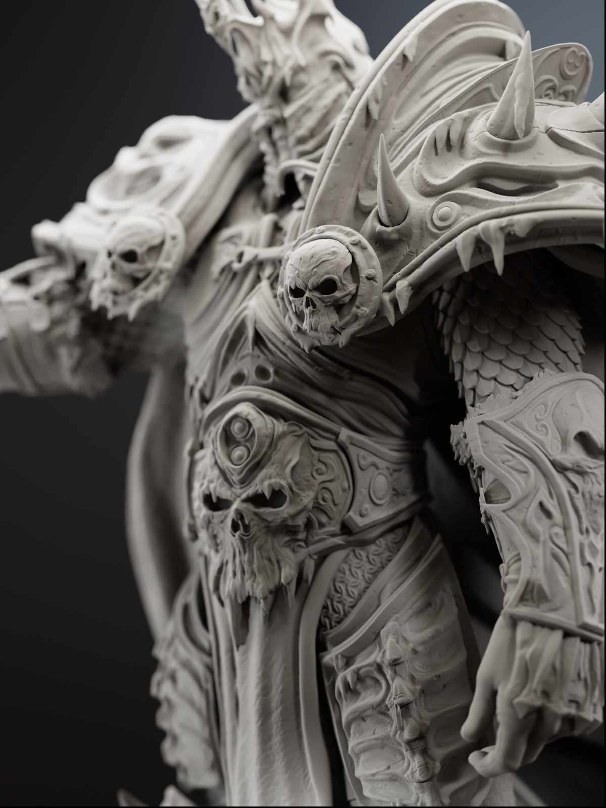 The Icecrown | Maximum Detailed 12K 3D printed figure