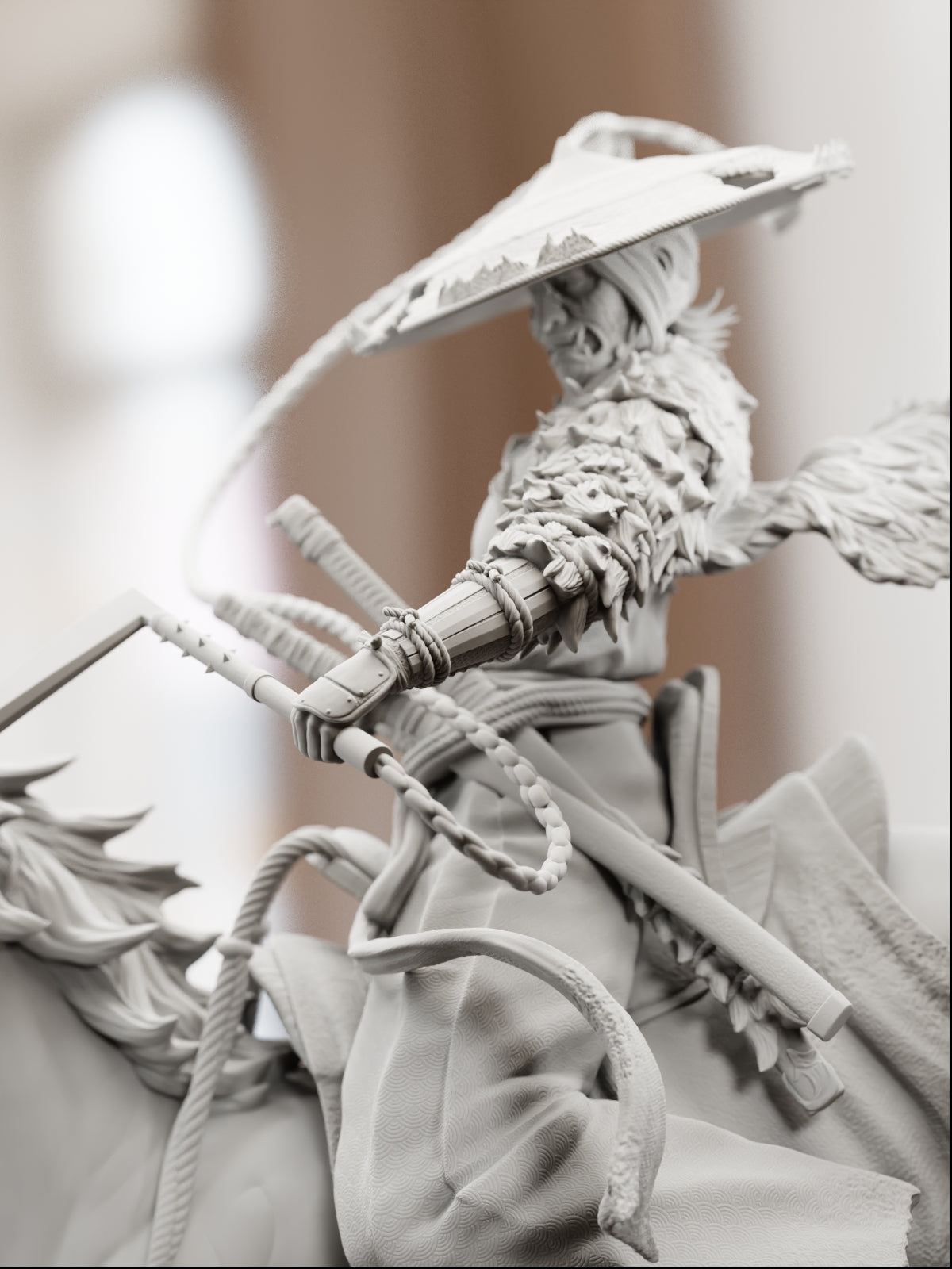 The Lone Rider | Maximum Detailed 12K 3D printed figure
