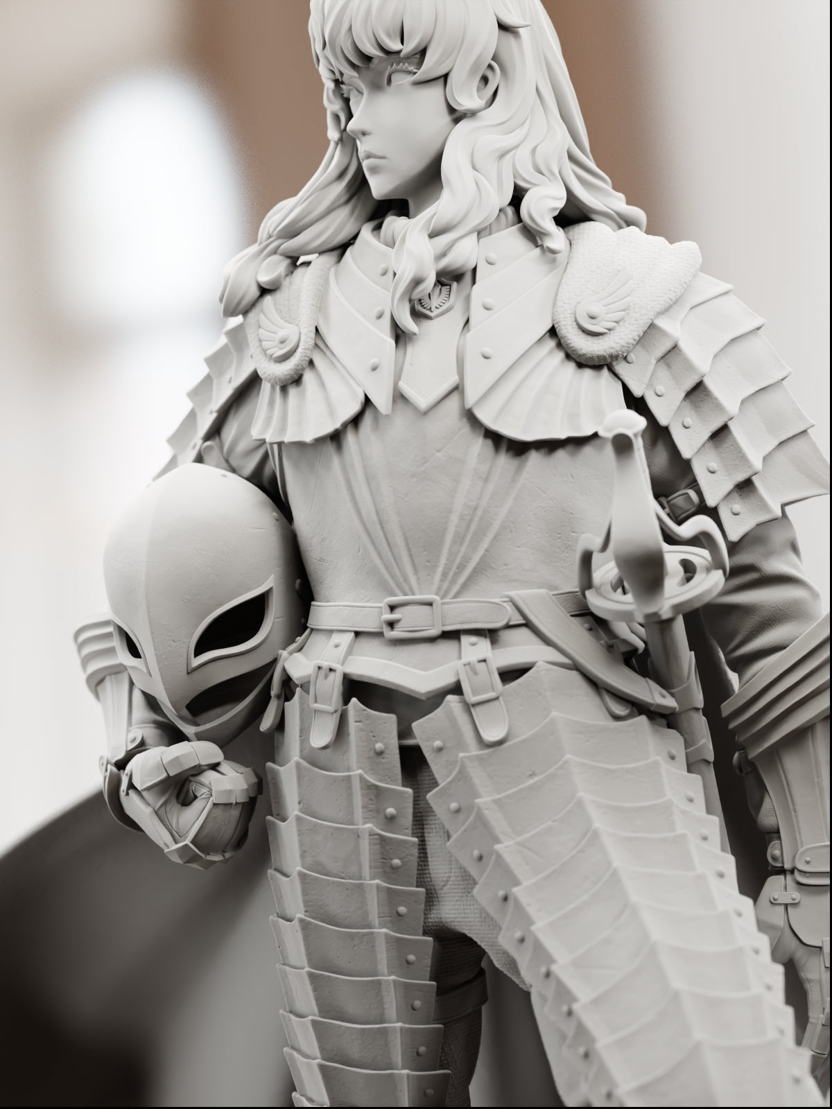 The Hawk of Light | Maximum Detailed 12K 3D printed figure