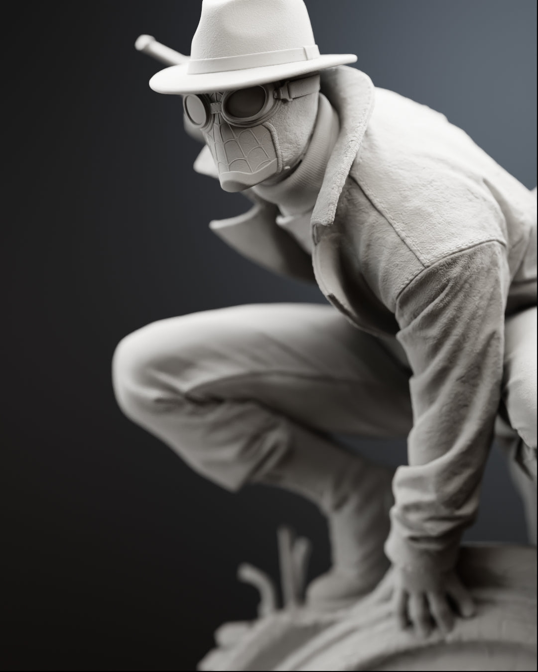 The Masked Vigilante Statue