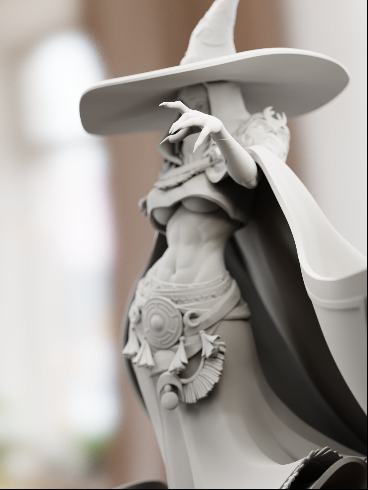 Goddess of Witchcraft | Maximum Detailed 12K 3D printed figure