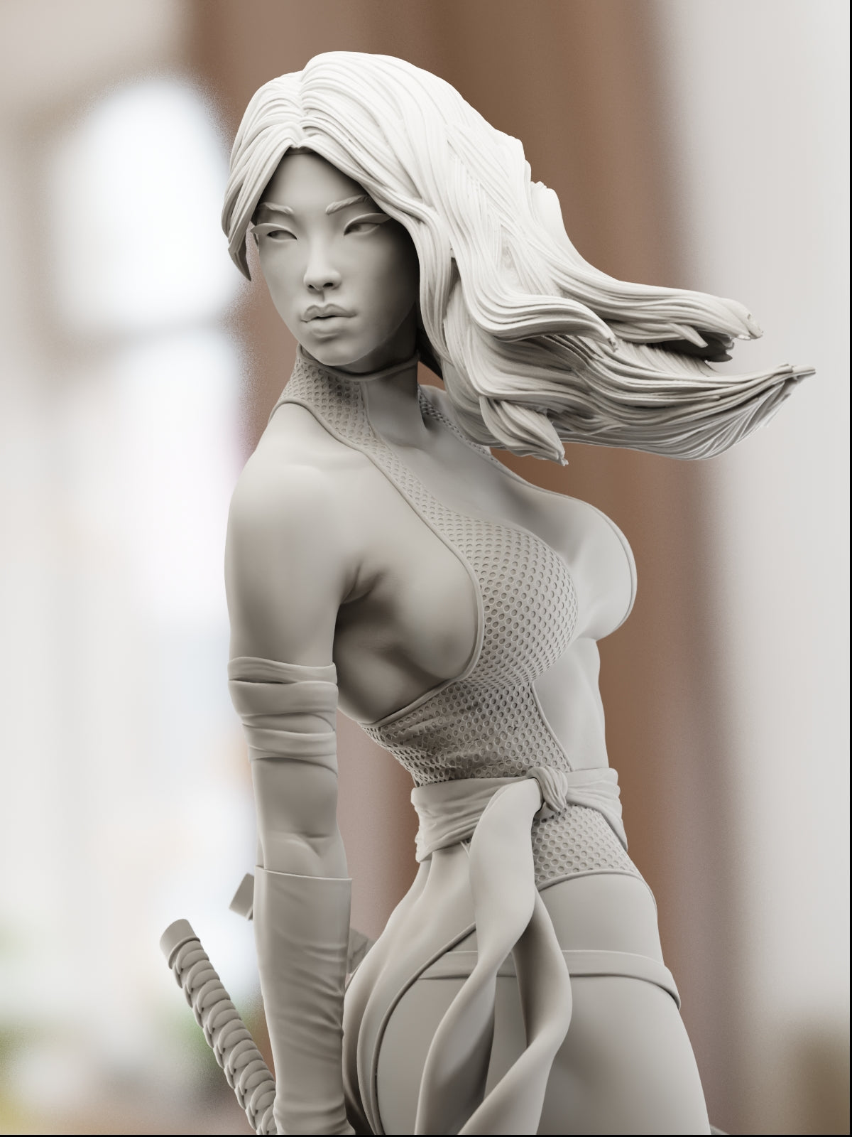 The Psychic Assassin | Maximum Detailed 12K 3D printed figure