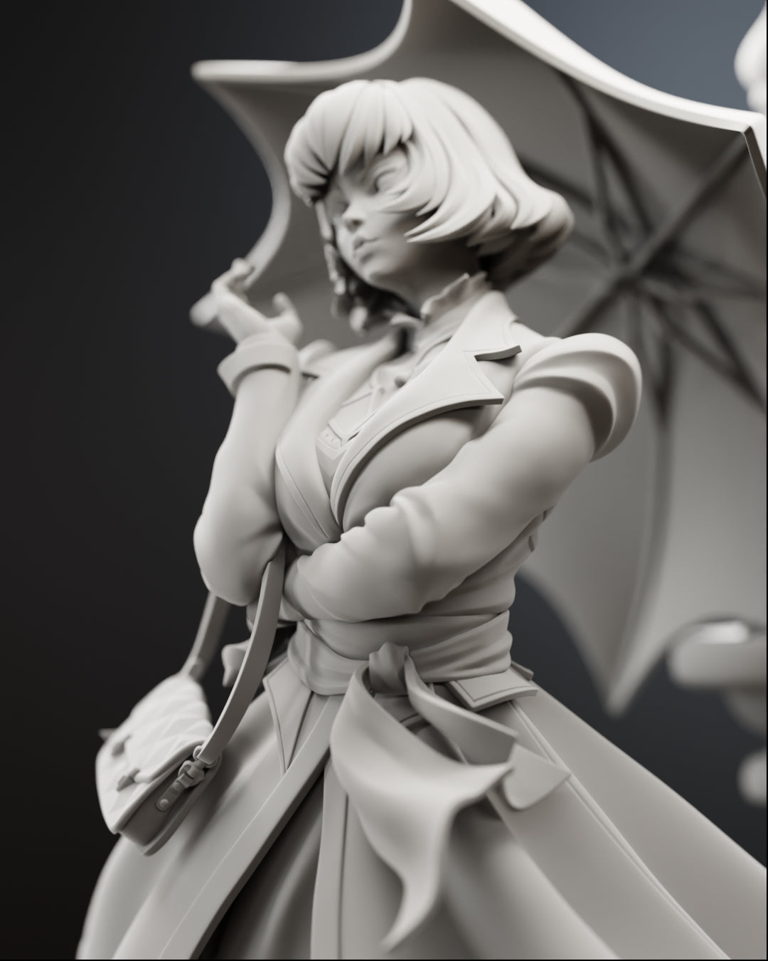 Rooftop Raven Statue