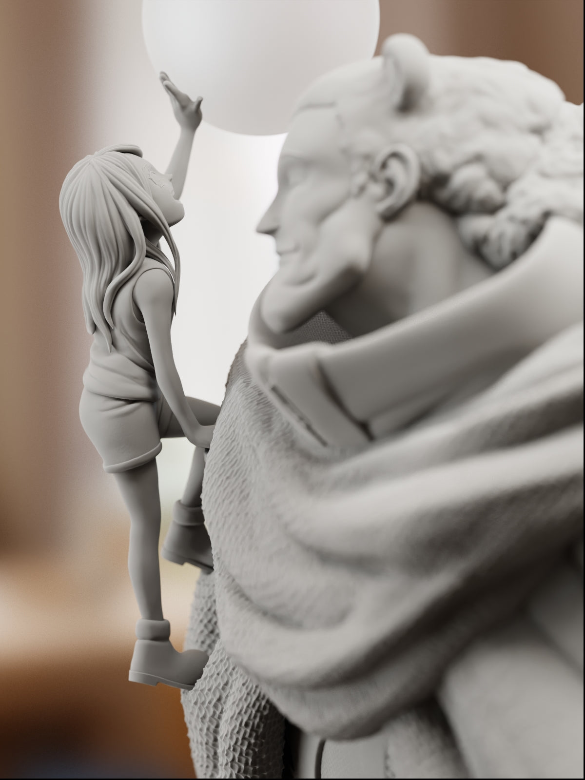 The Gentle Giant | Maximum Detailed 12K 3D printed figure