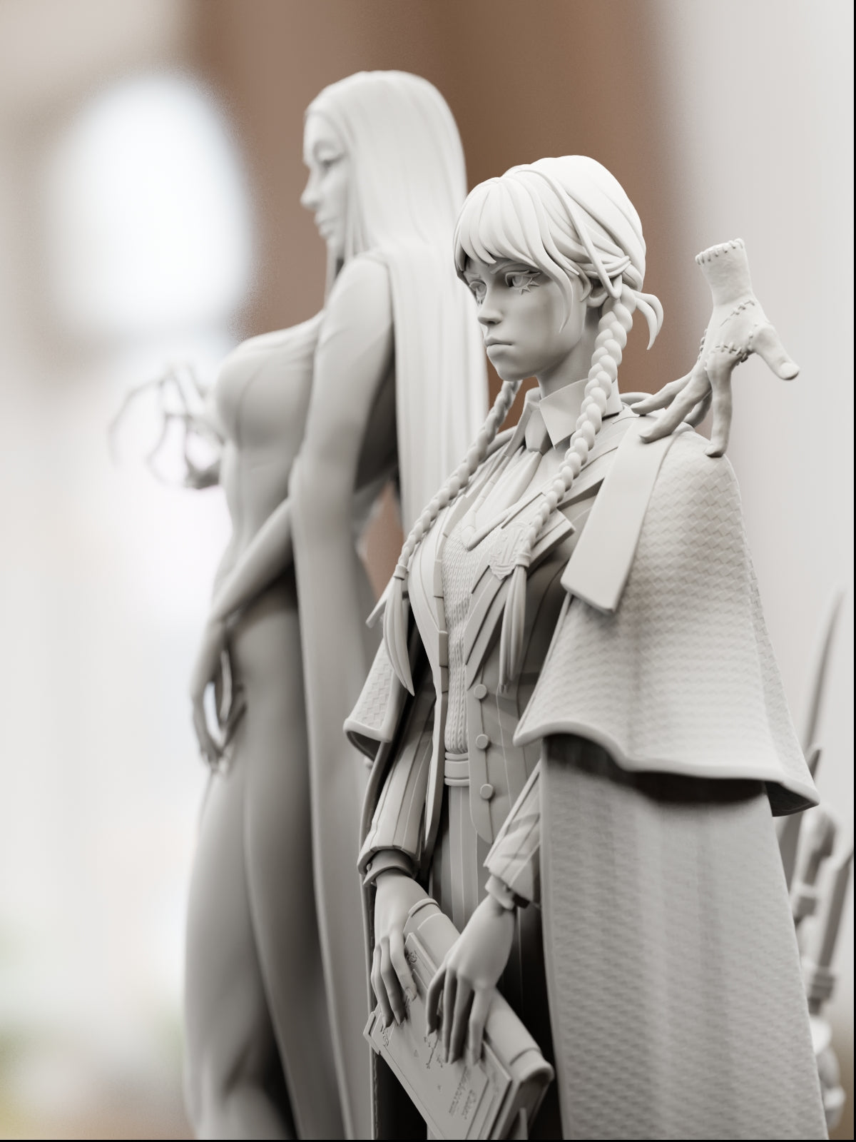 The Gothic Duo | Maximum Detailed 12K 3D printed figure