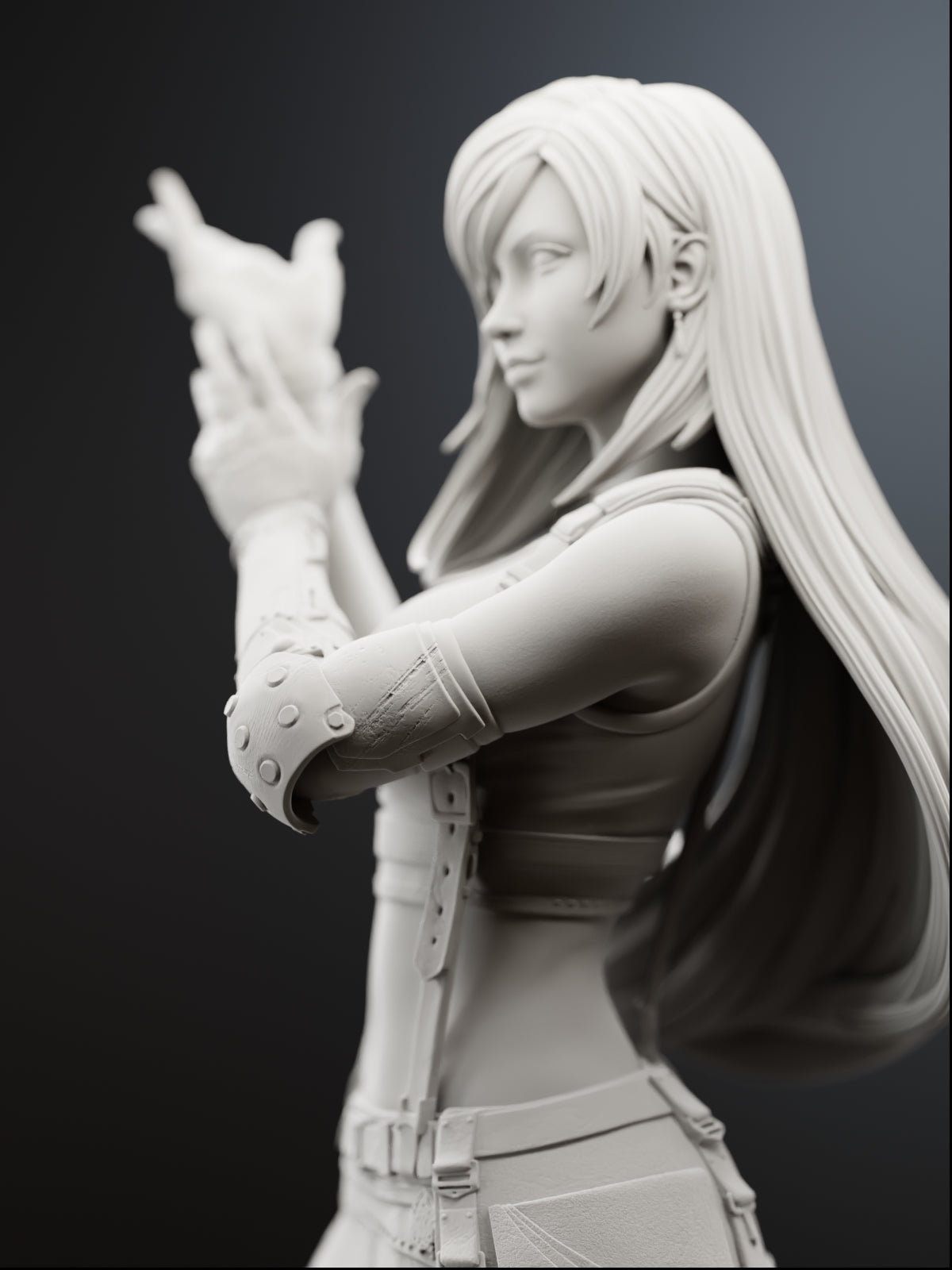 Seventh Heaven Brawler Statue