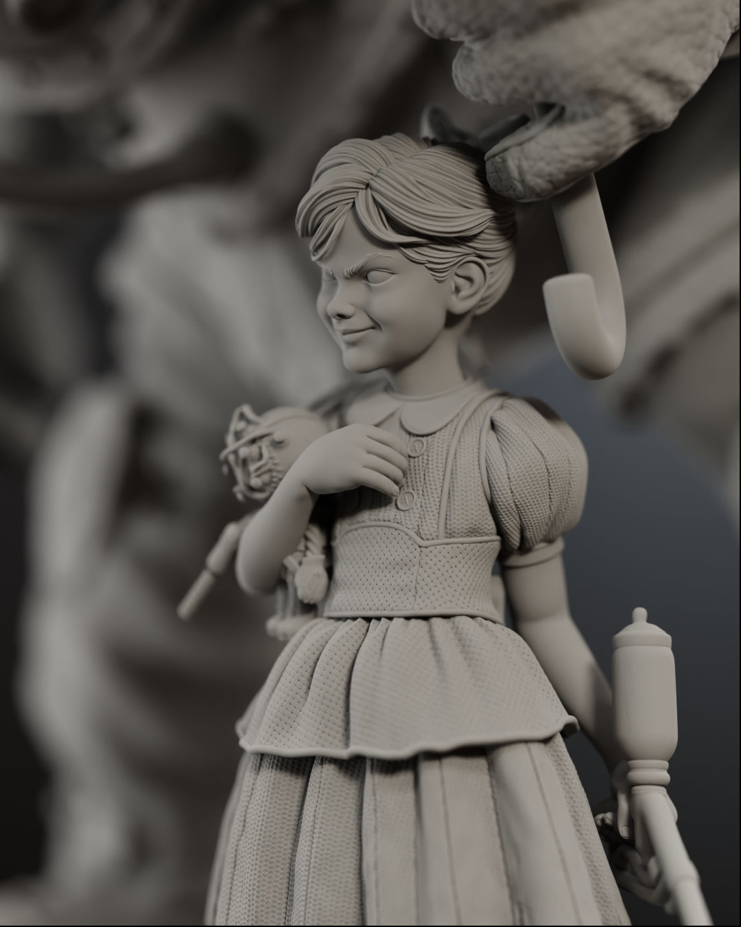 The Rapture Protector Statue