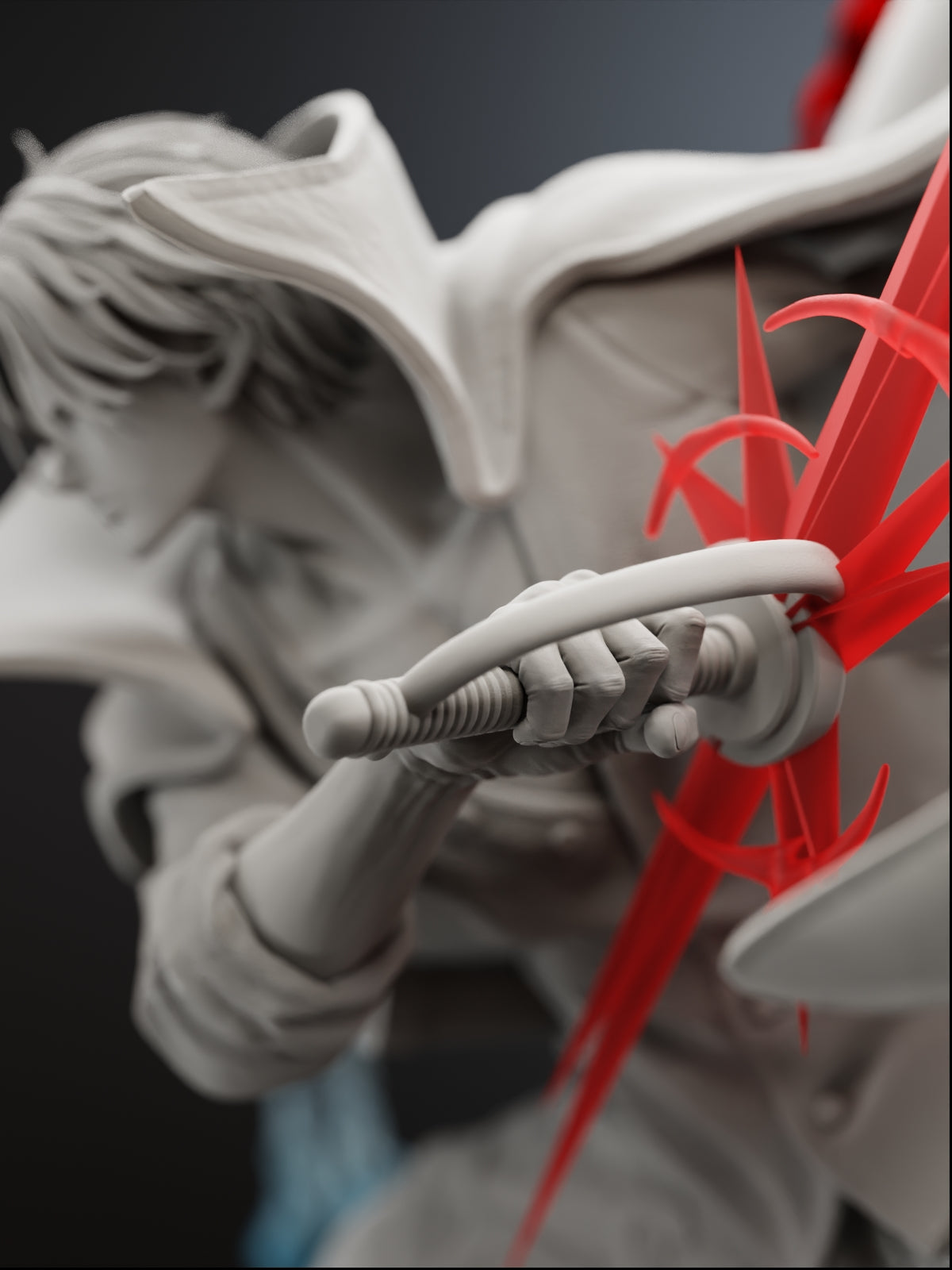 The Red Emperor | Maximum Detailed 12K 3D Printed Figure