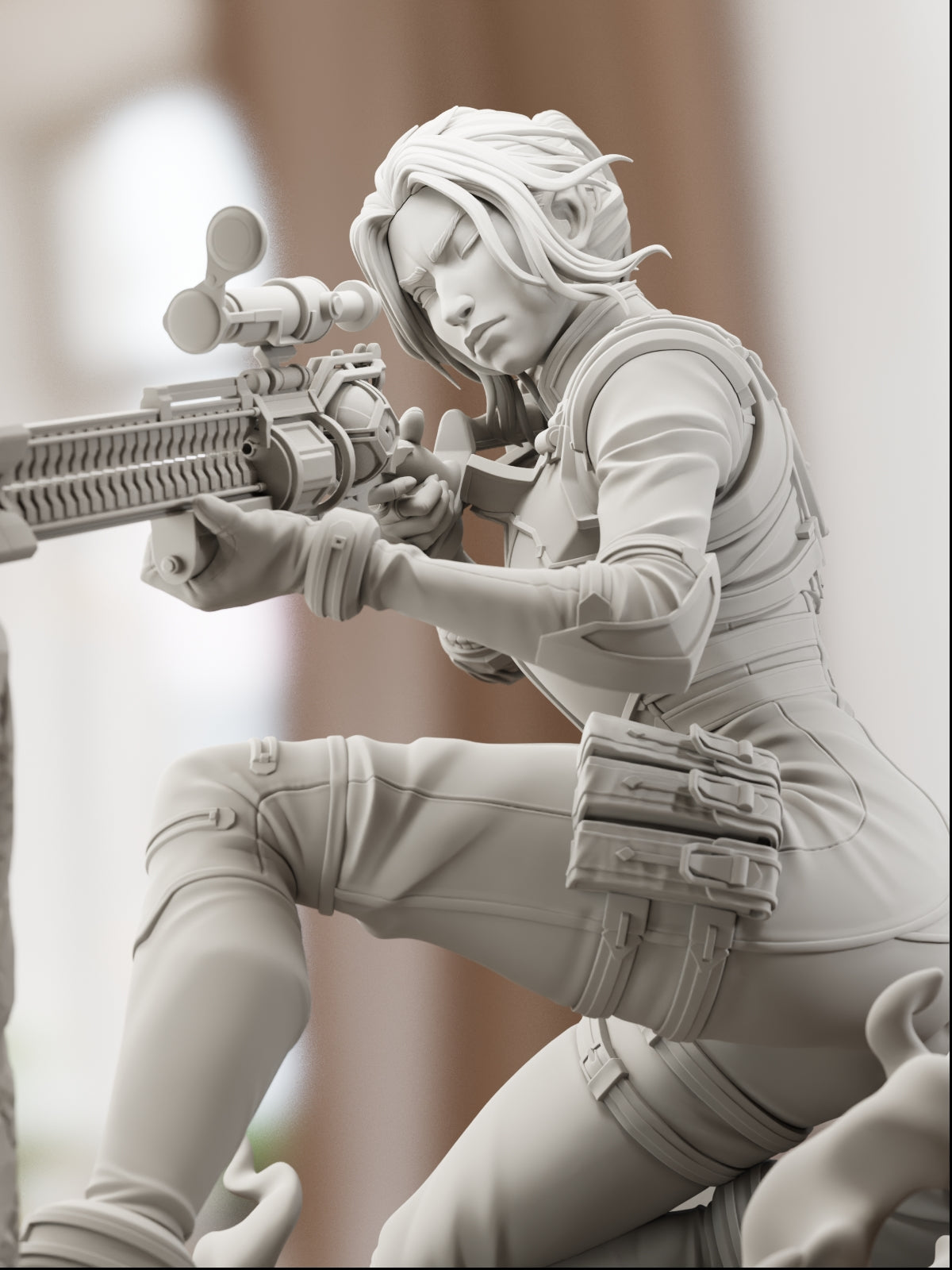 The Sharpshooter | Maximum Detailed 12K 3D printed figure