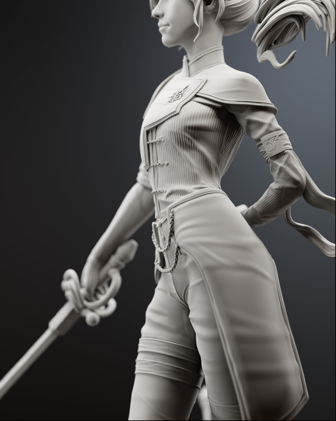 Roseblade Maelle Statue