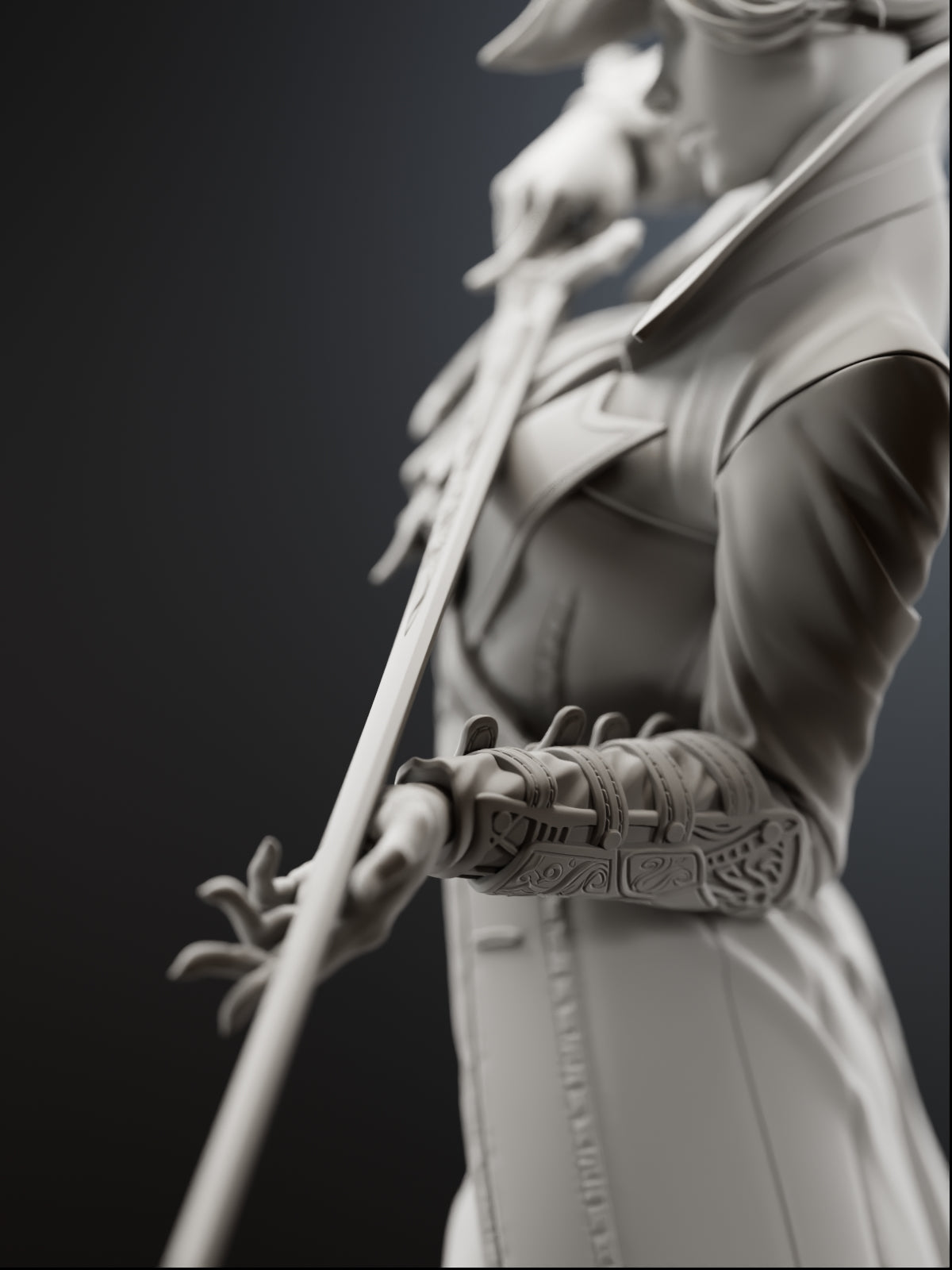 The Clocktower Rose | Maximum Detailed 12K 3D printed figure