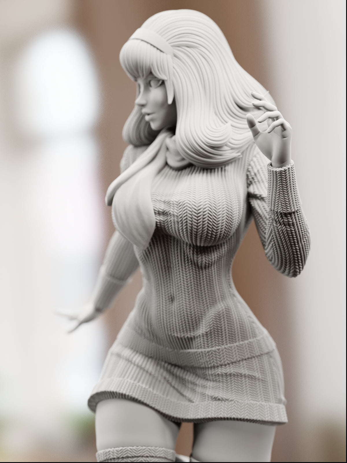 The Glamorous Sleuth | Maximum Detailed 12K 3D printed figure