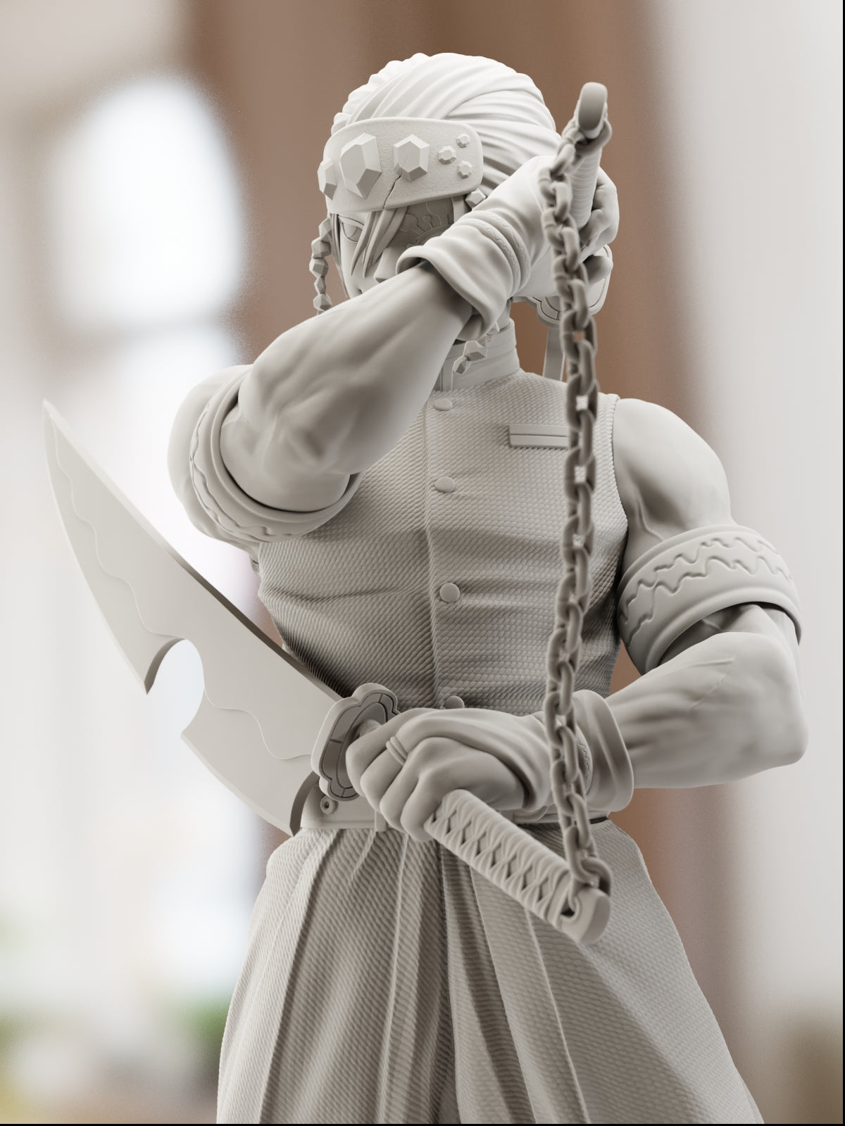 The Sound Pillar | Maximum Detailed 12K 3D Printed Figure
