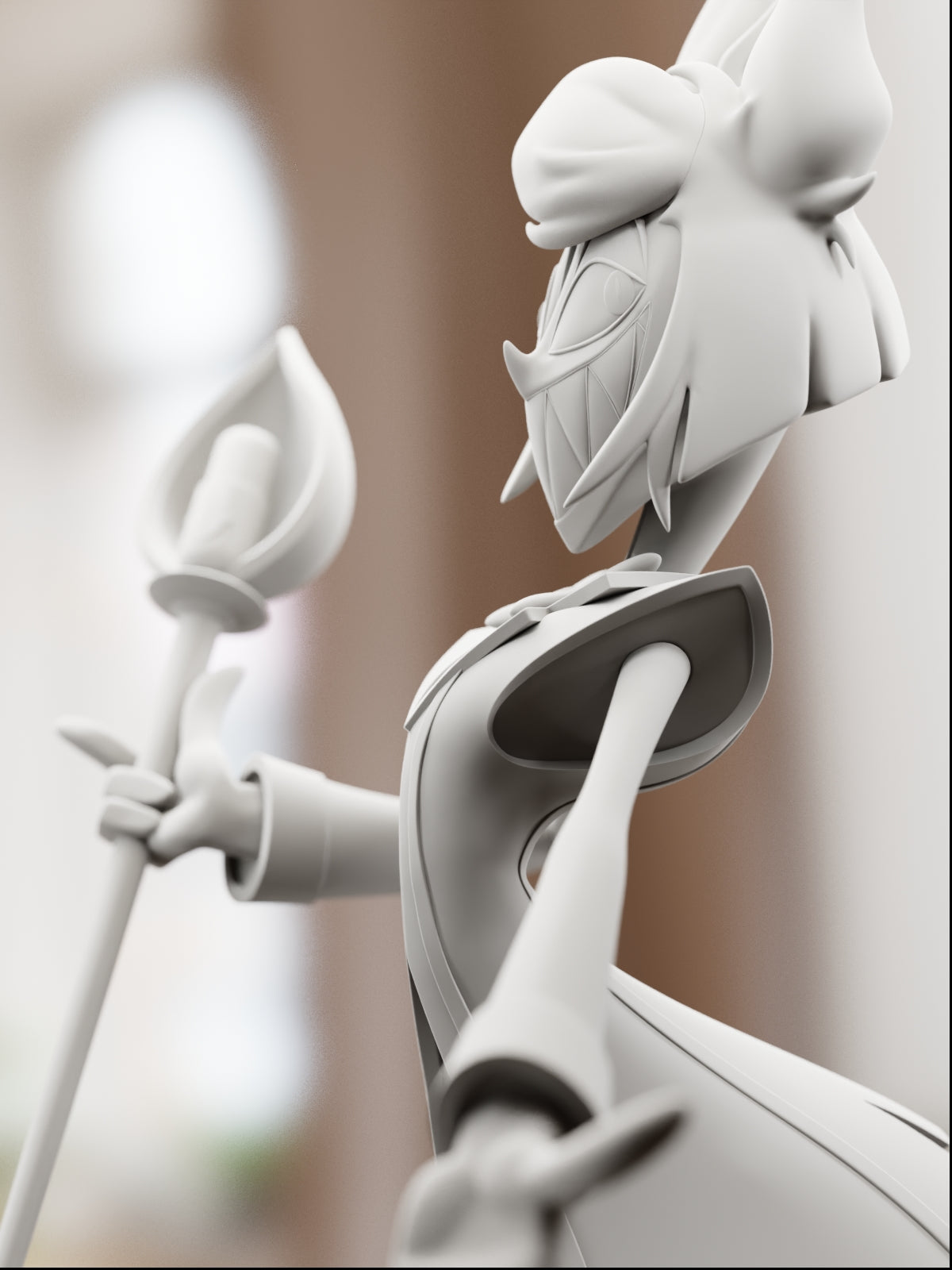 The Radio Demon | Maximum Detailed 12K 3D printed figure