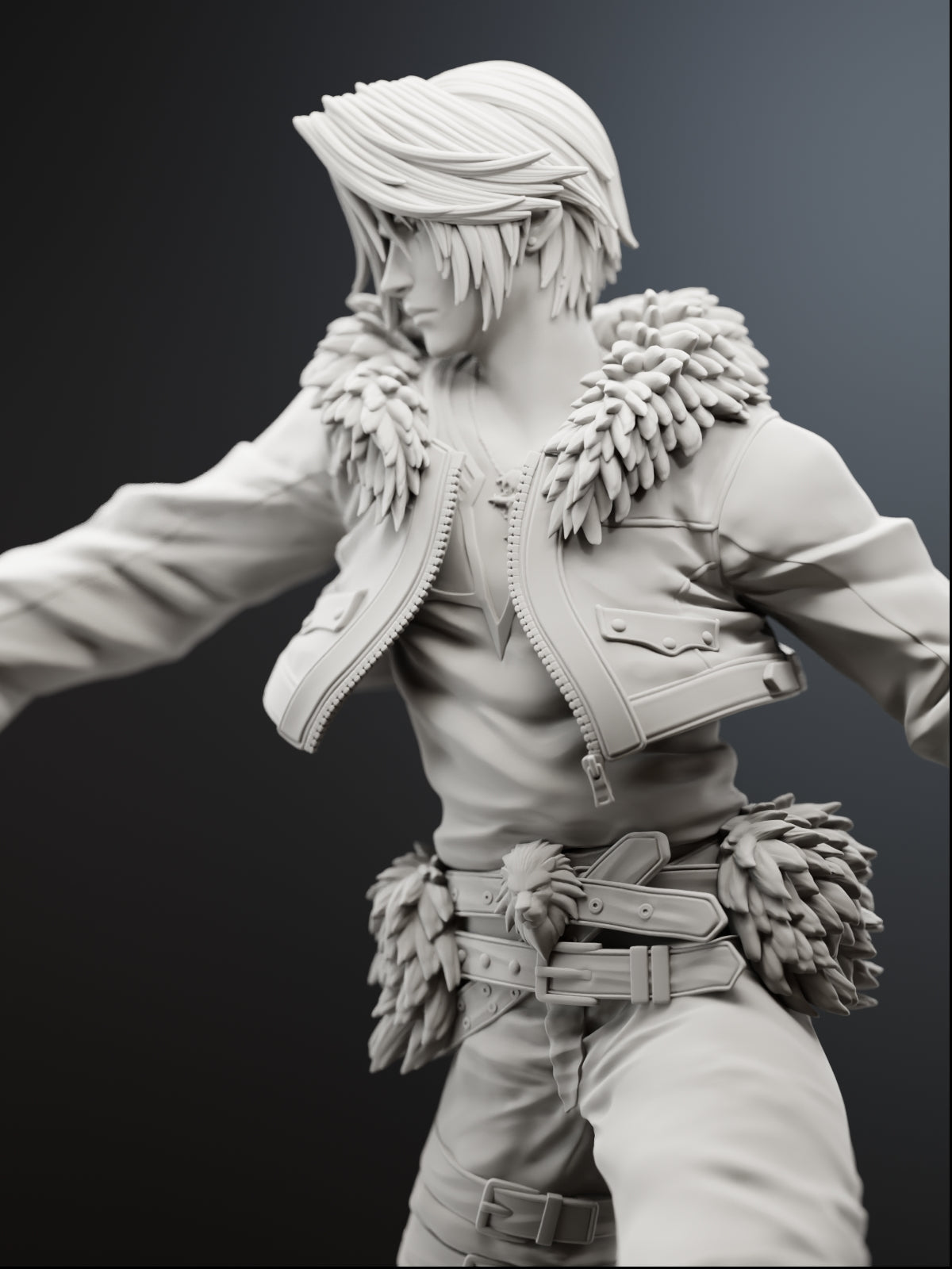 The Gunblade Prodigy | Maximum Detailed 12K 3D printed figure