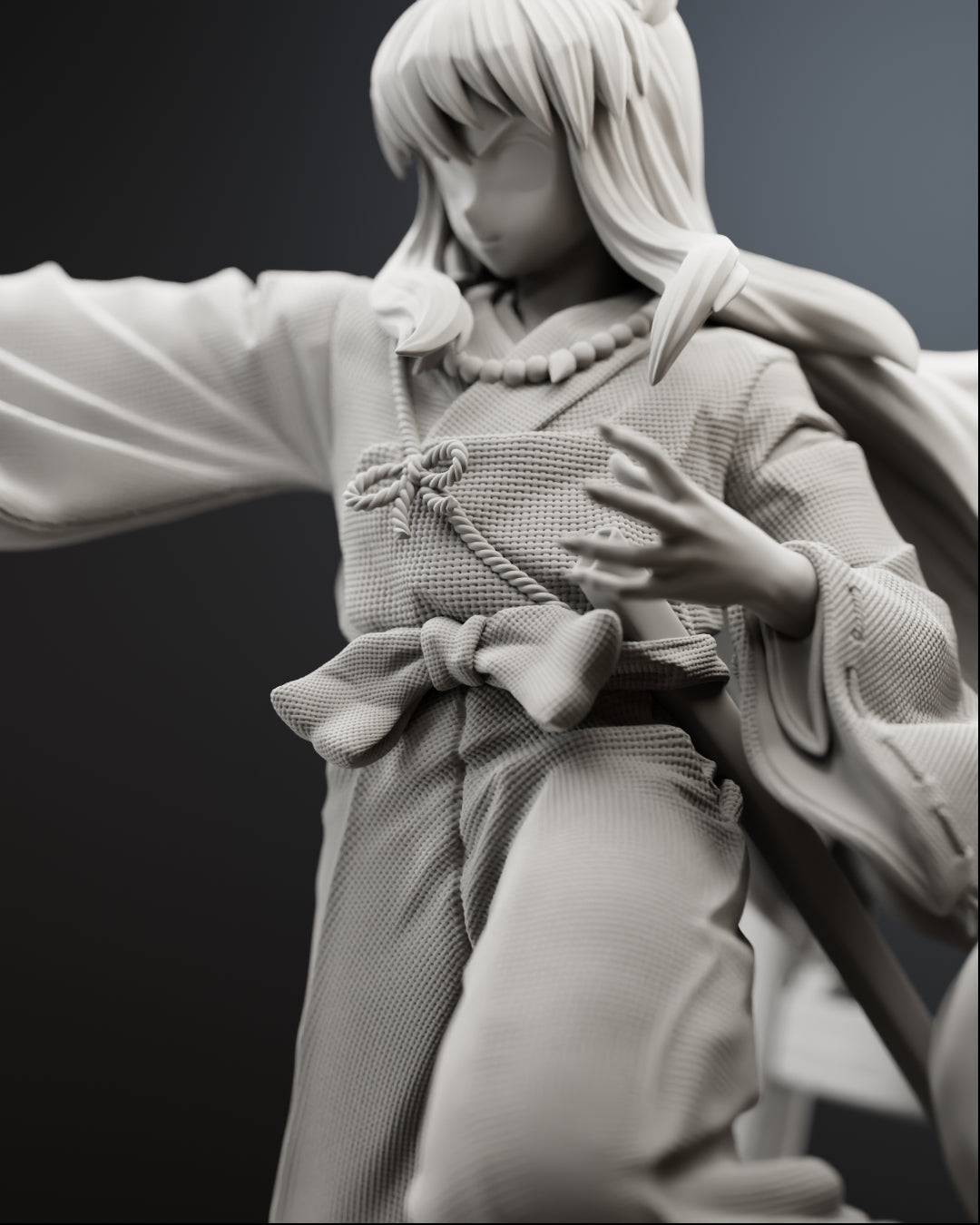 The Dog Demon Statue