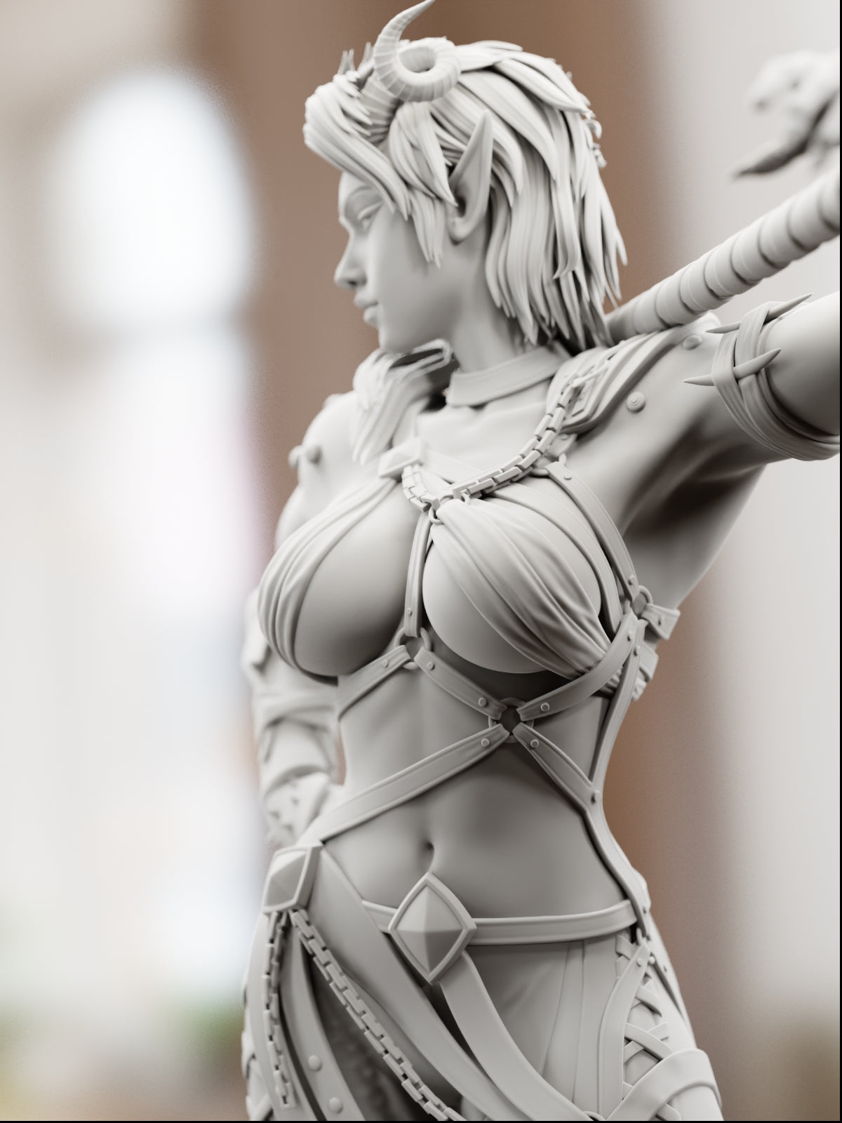 Red Devil Karlach | Maximum Detailed 12K 3D printed figure