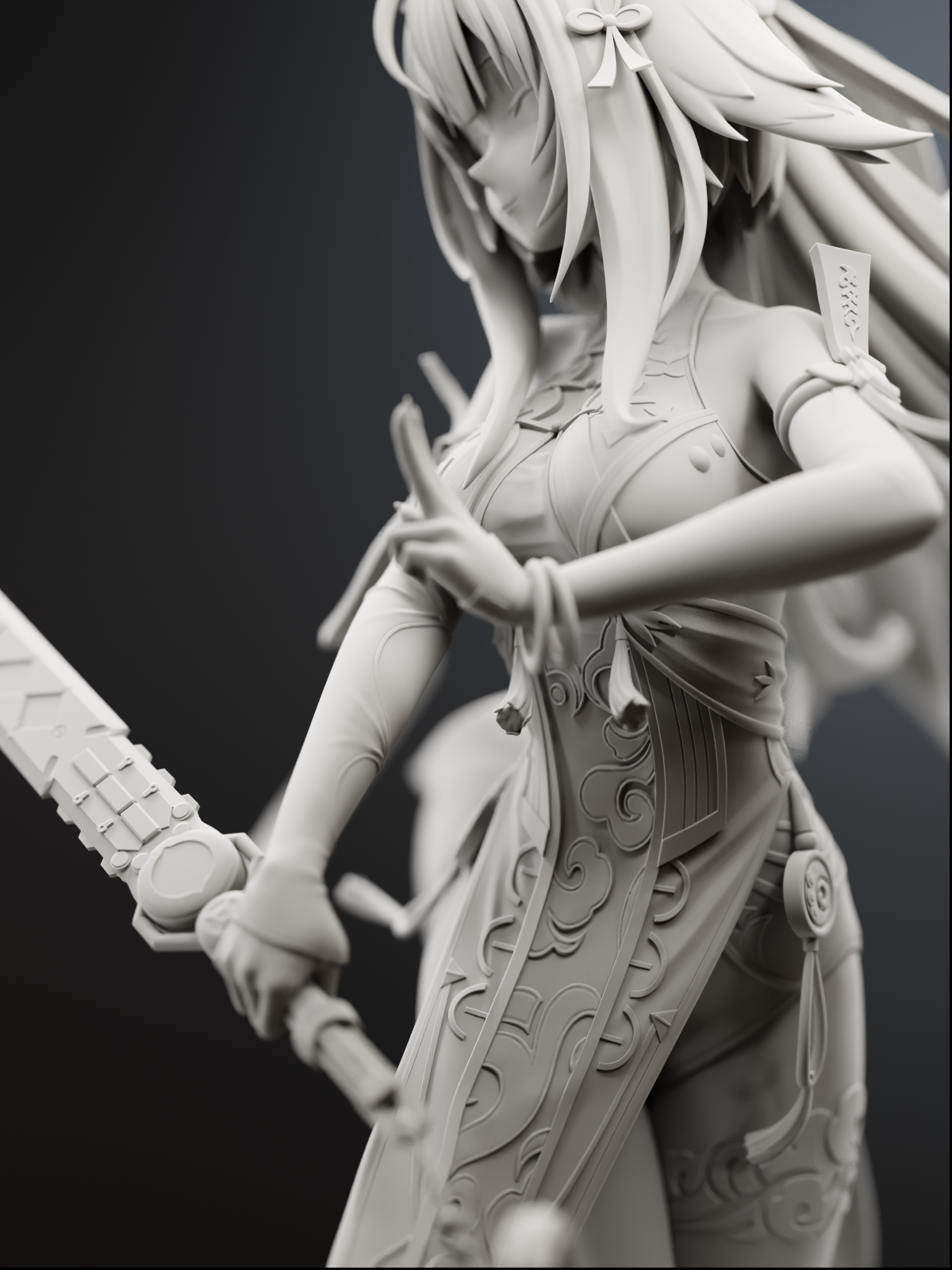 New Eridu Operative Statue