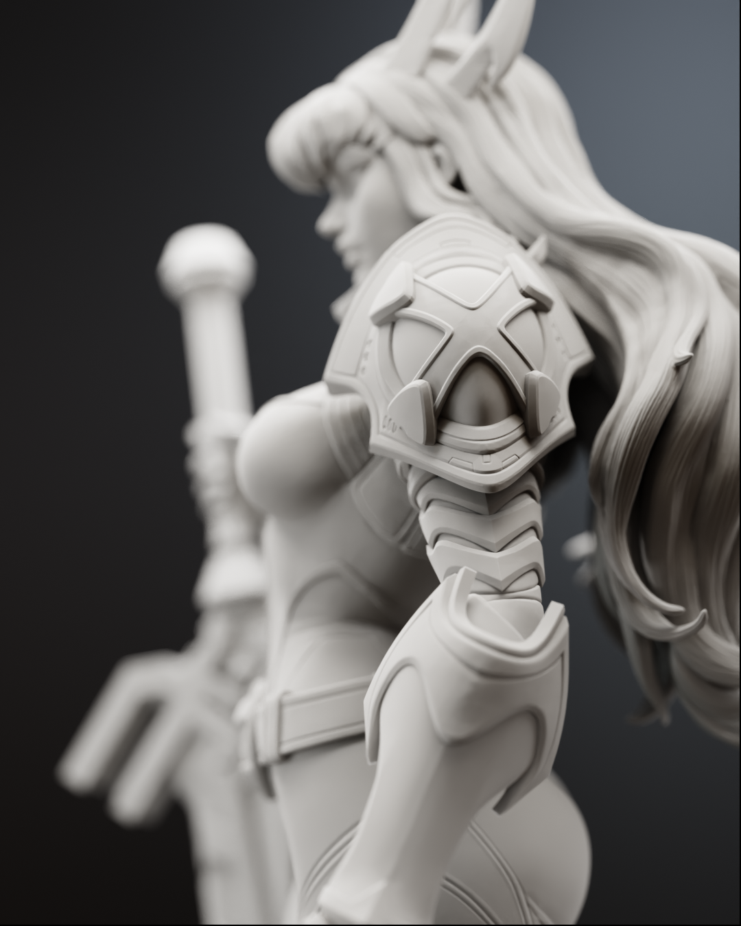 The Darkblade Statue