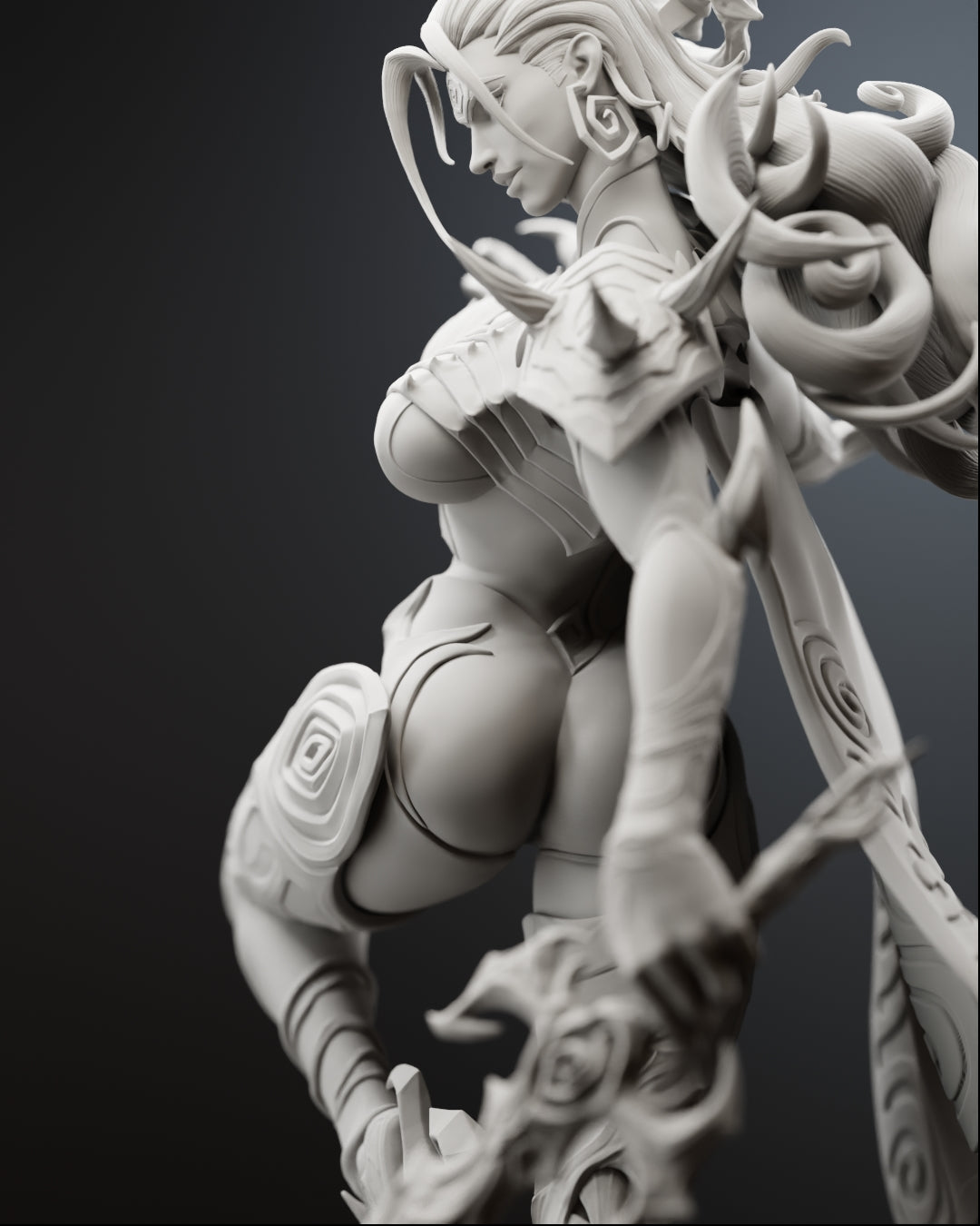 The Black Queen Statue