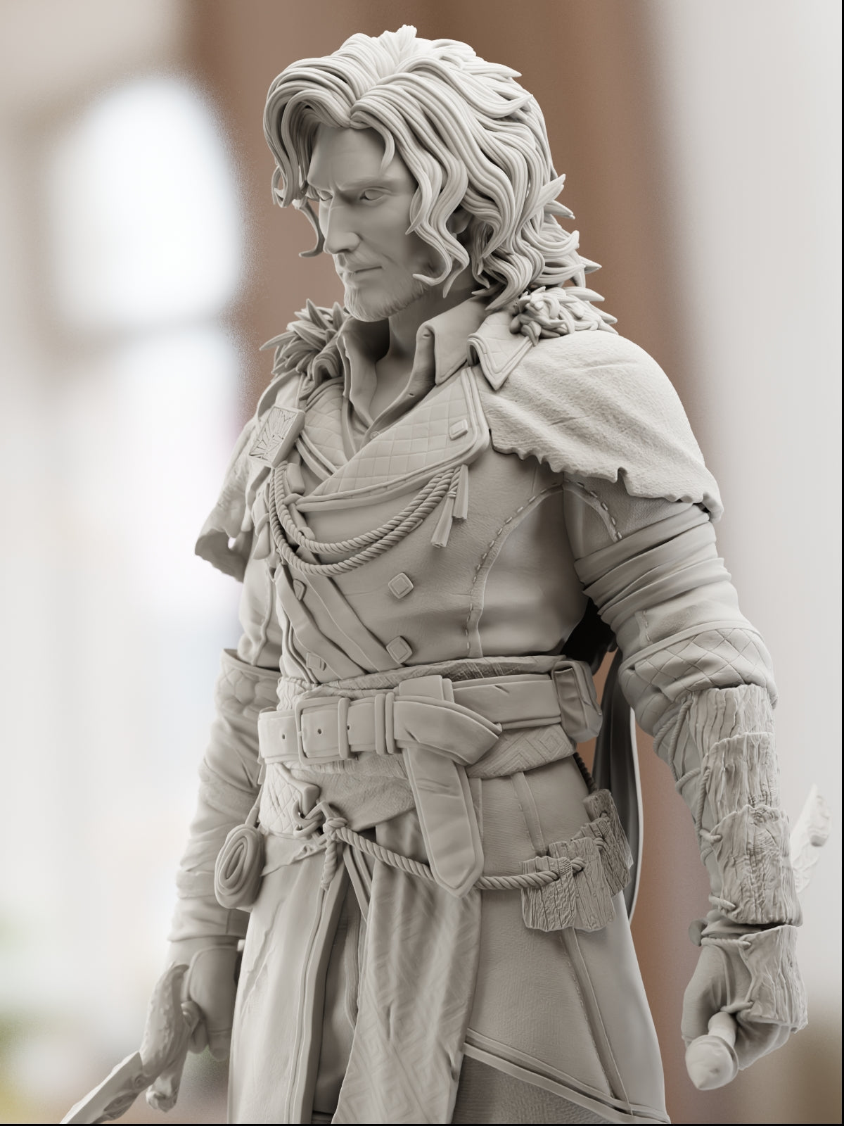 The Unbroken | Maximum Detailed 12K 3D printed figure
