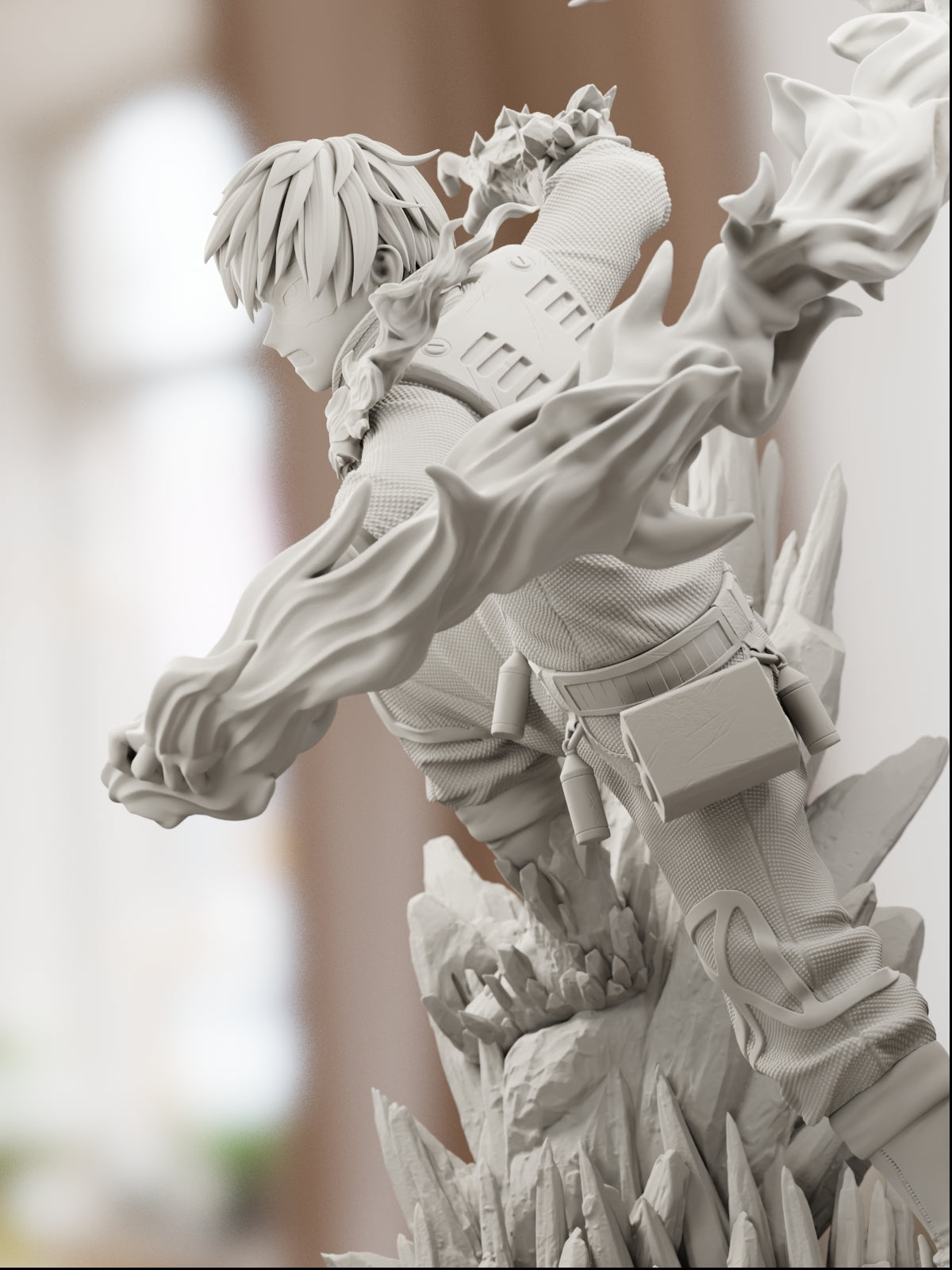The Fire and Ice | Maximum Detailed 12K 3D Printed Figure