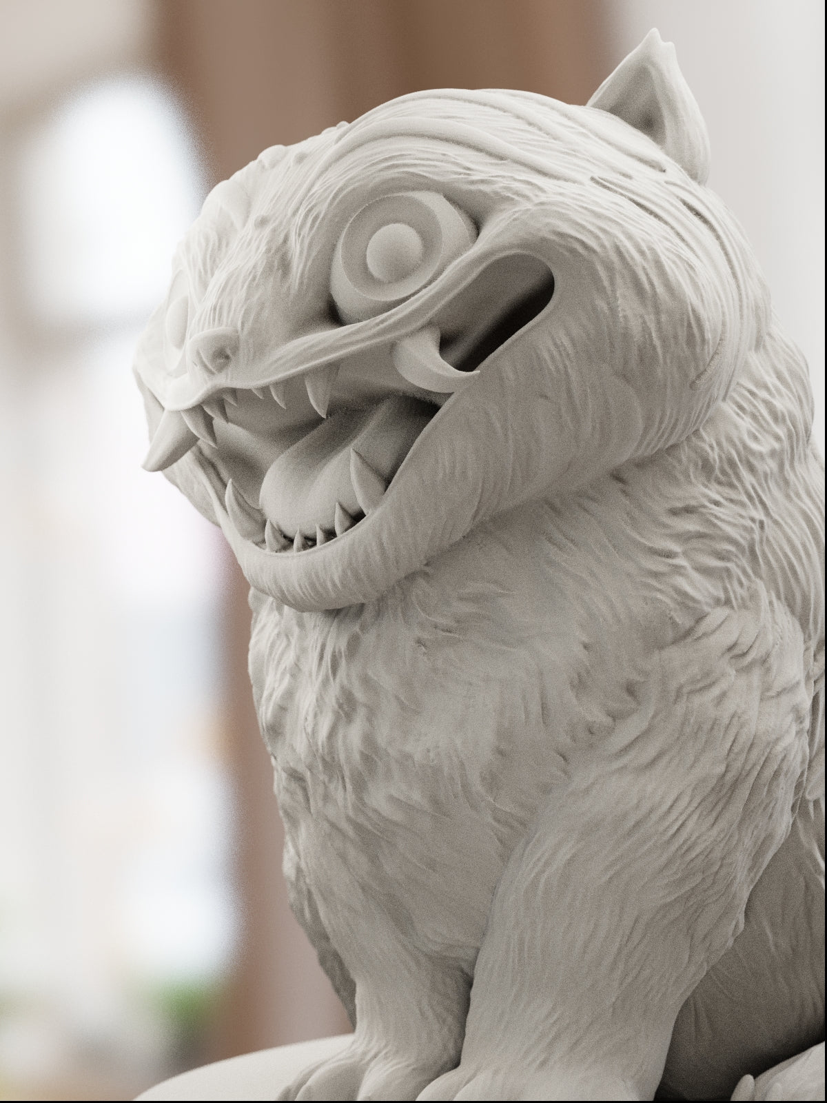 The Derpy Tiger | Maximum Detailed 12K 3D printed figure