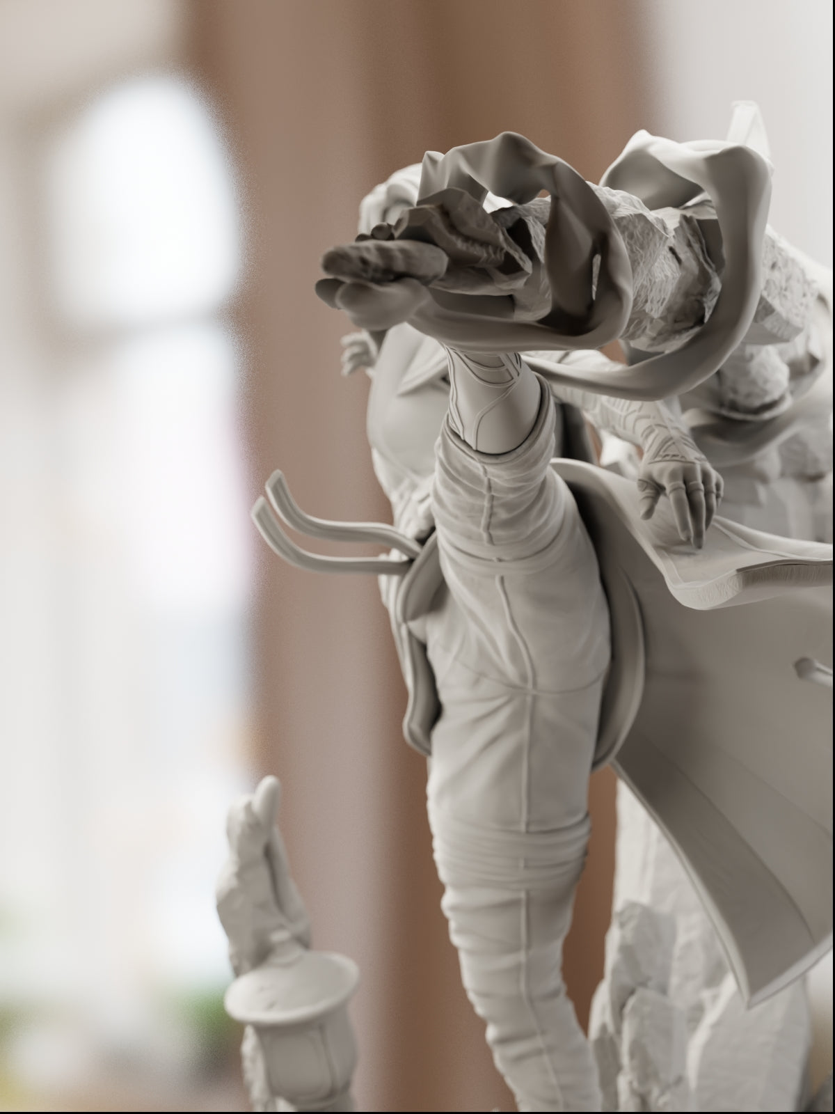 The Veilborn | Maximum Detailed 12K 3D printed figure
