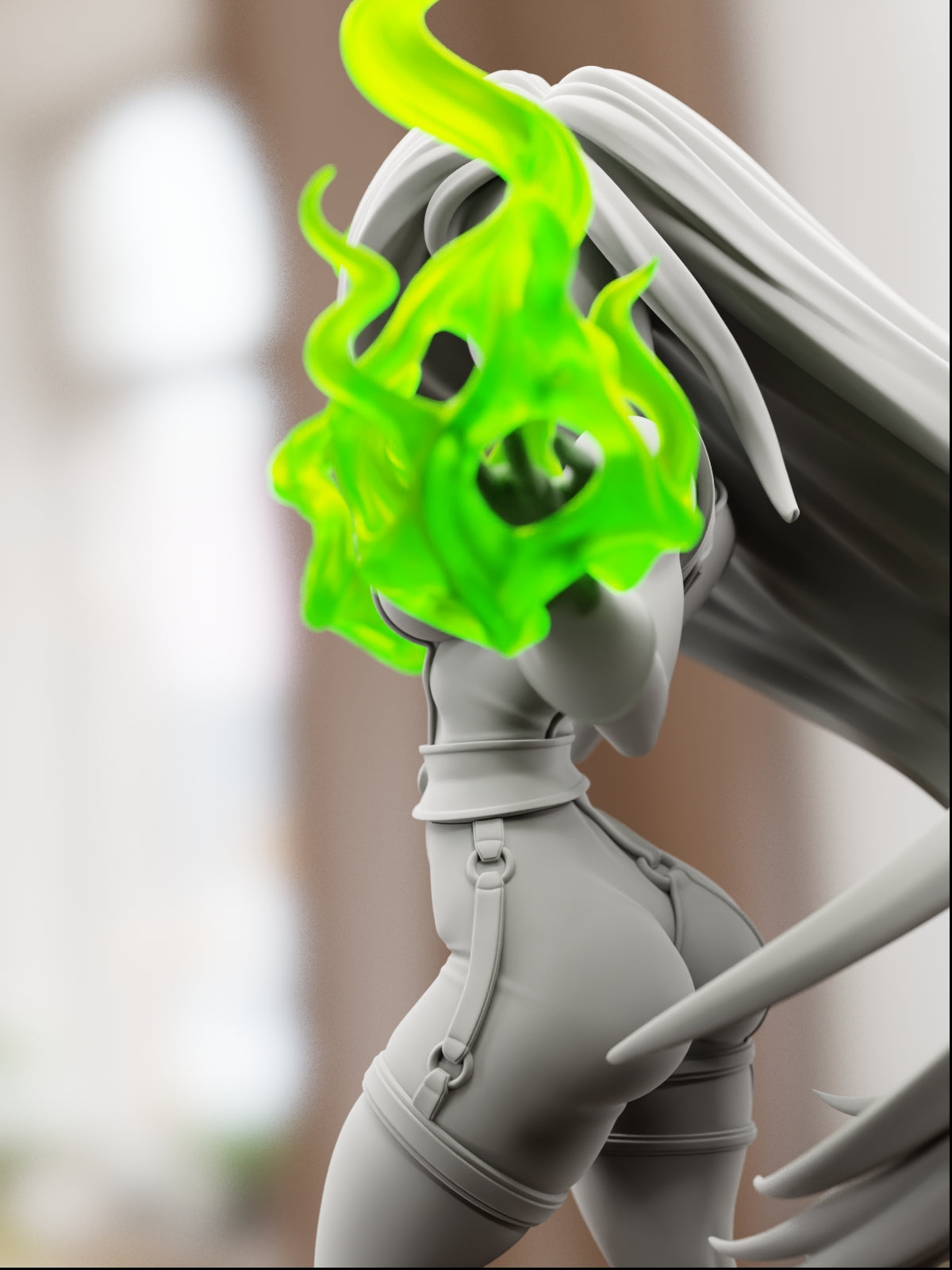 The Emerald Menace | Maximum Detailed 12K 3D printed figure