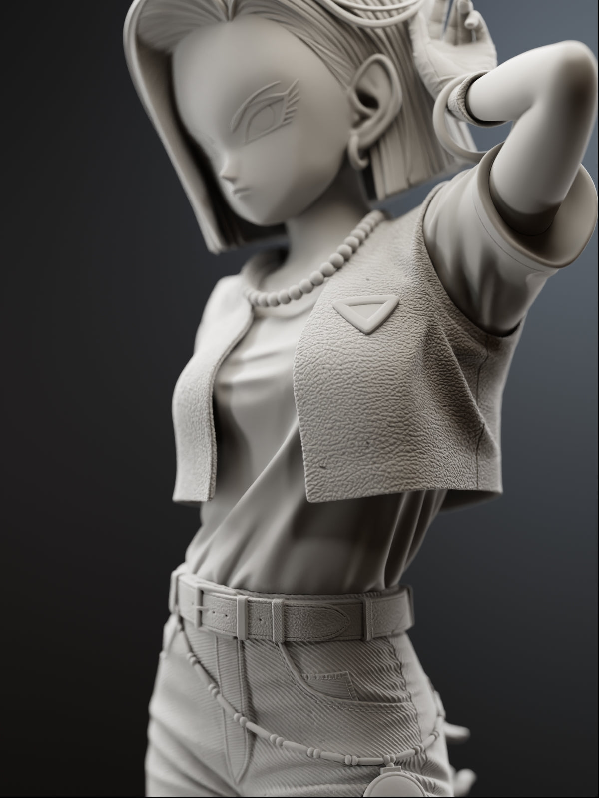 The Icy Android | Maximum Detailed 12K 3D Printed Figure