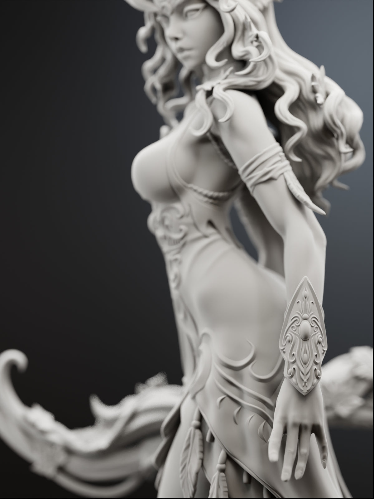 The Moon’s Chosen | Maximum Detailed 12K 3D printed figure