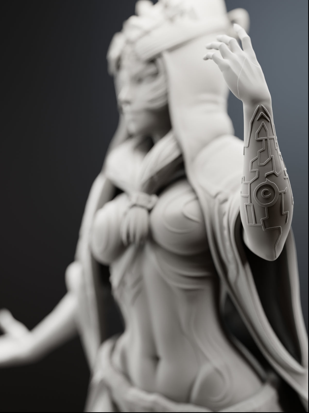 The Twilight Queen | Maximum Detailed 12K 3D printed figure