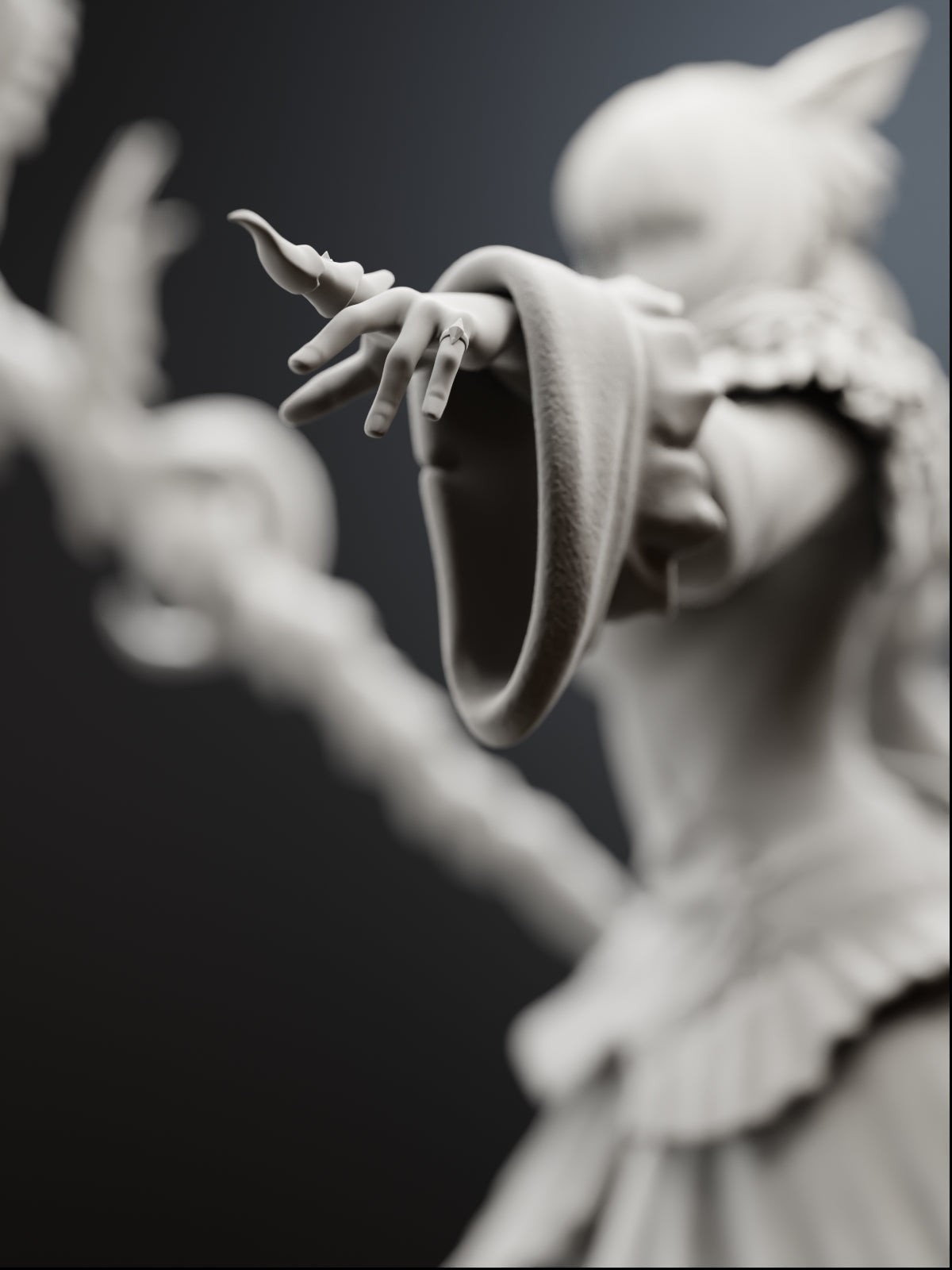 Night’s Blessed Sorceress Statue