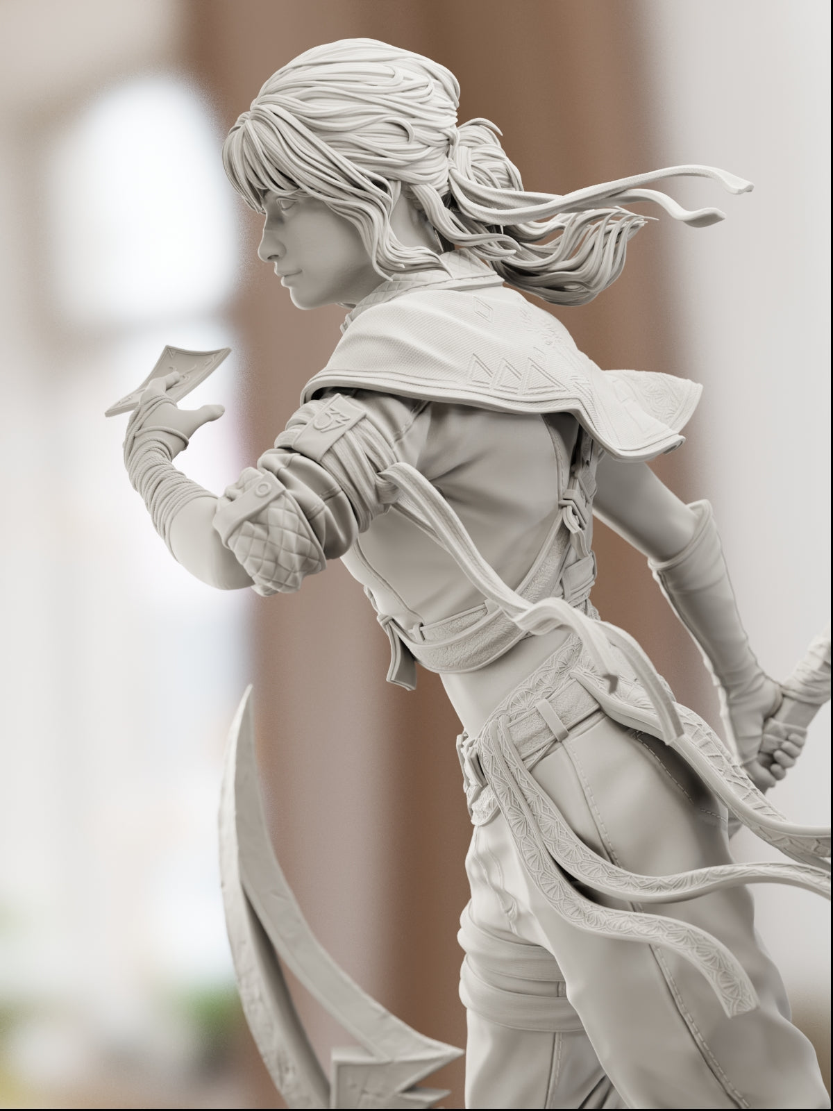 Blade of the Obscure | Maximum Detailed 12K 3D printed figure