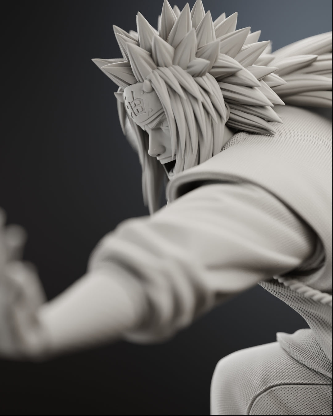 The Toad Sage Statue
