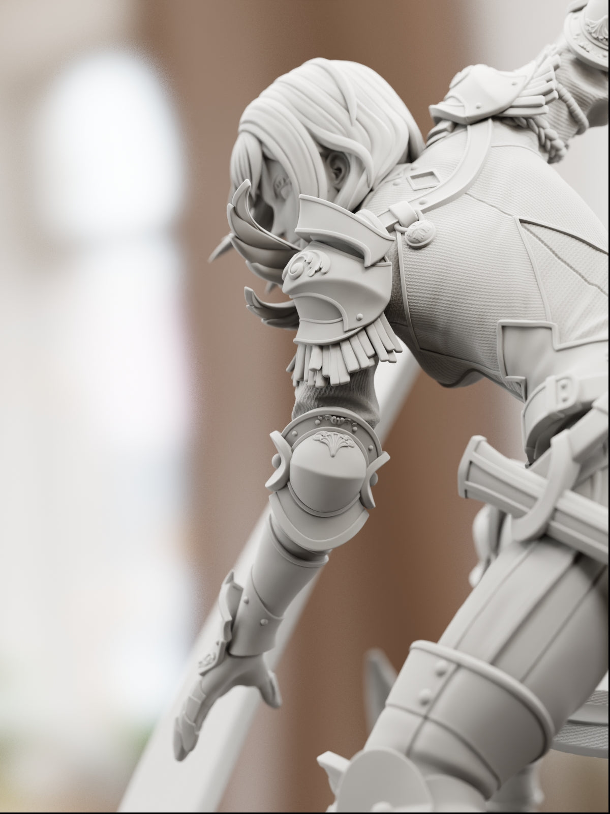 The Graceful Hunter | Maximum Detailed 12K 3D printed figure