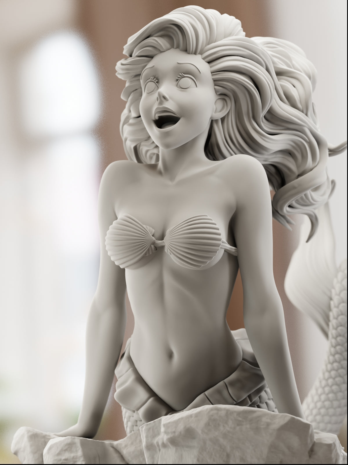 The Tidal Voice | Maximum Detailed 12K 3D printed figure