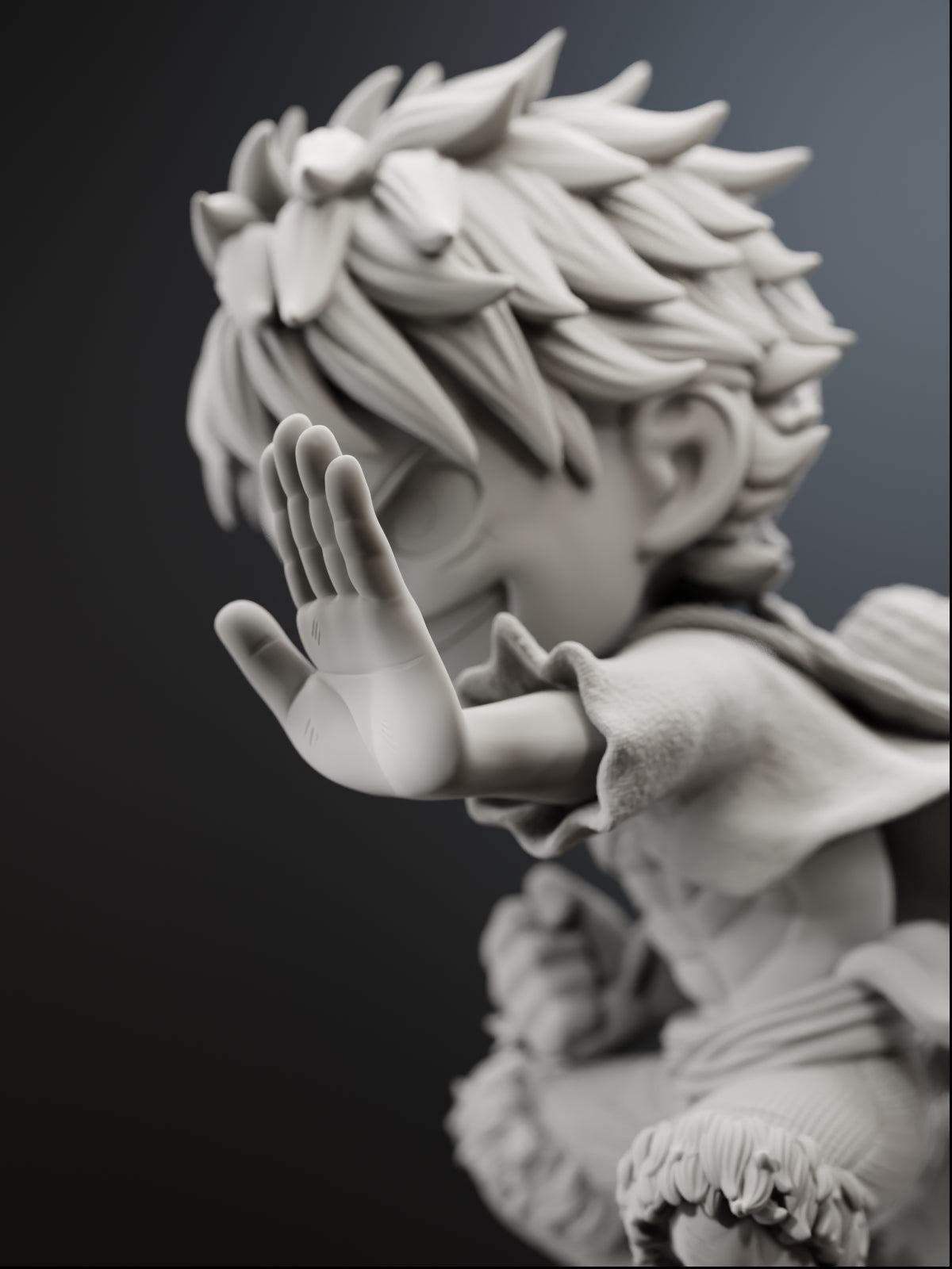 Tiny Pirate King | Maximum Detailed 12K 3D printed figure