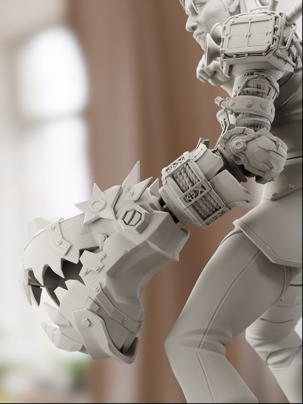 The Shimmer Fist | Maximum Detailed 12K 3D printed figure