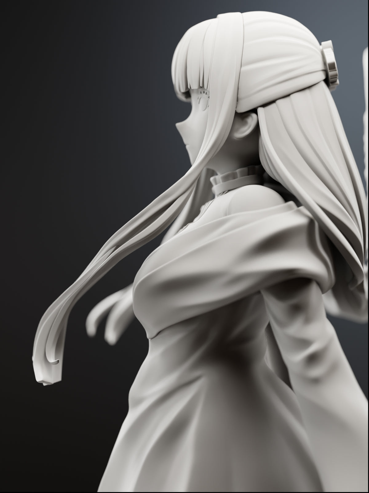 The Calm Caster | Maximum Detailed 12K 3D printed figure