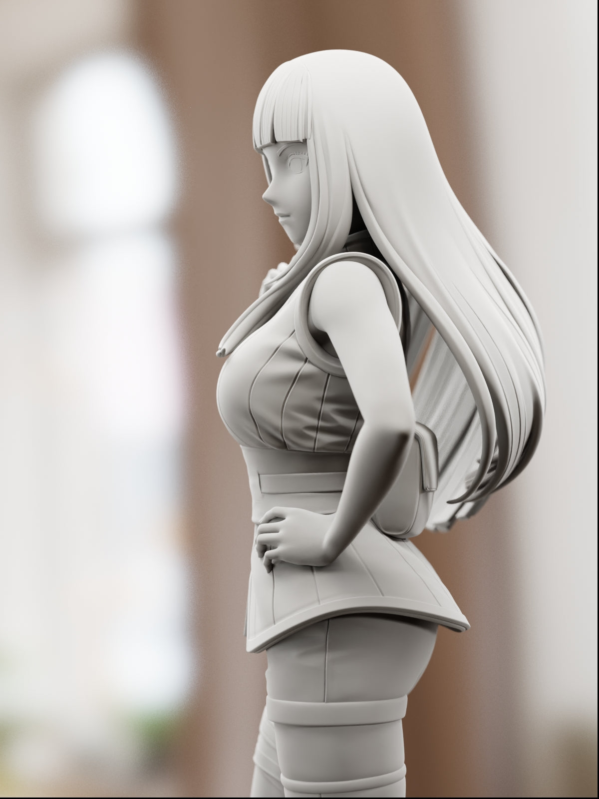The Shy Blossom | Maximum Detailed 12K 3D Printed Figure