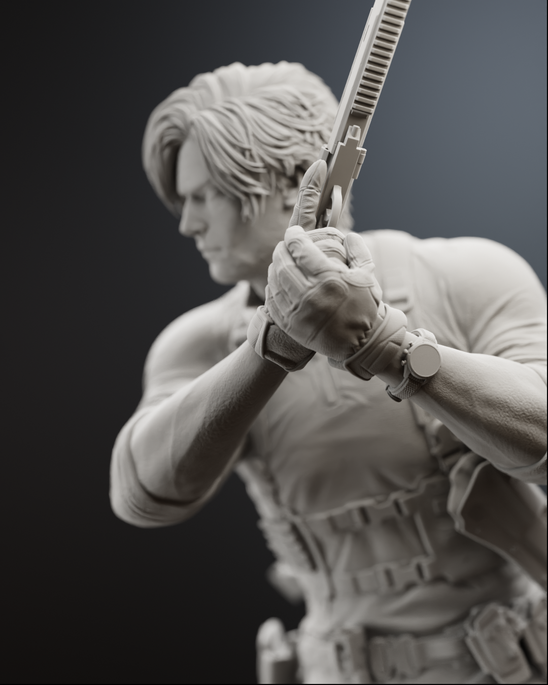 The Midnight Agent Statue