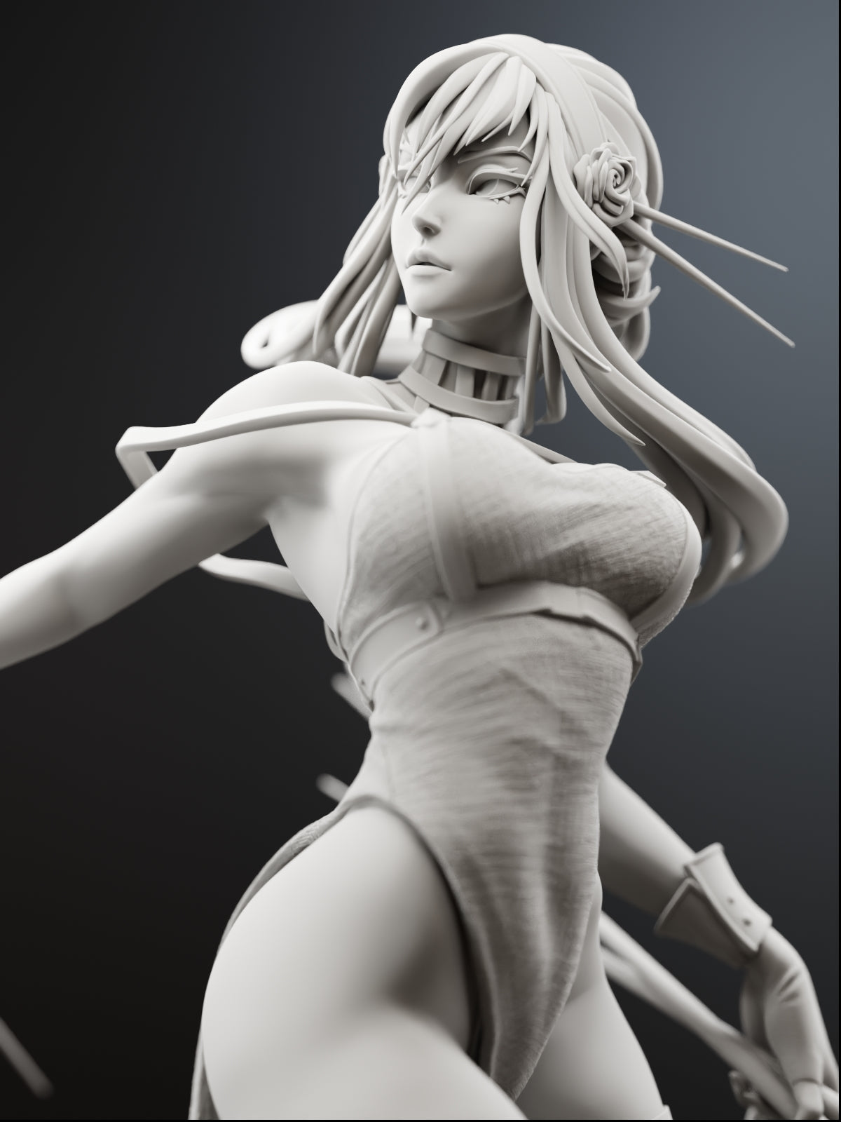 The Thorn Princess | Maximum Detailed 12K 3D printed figure
