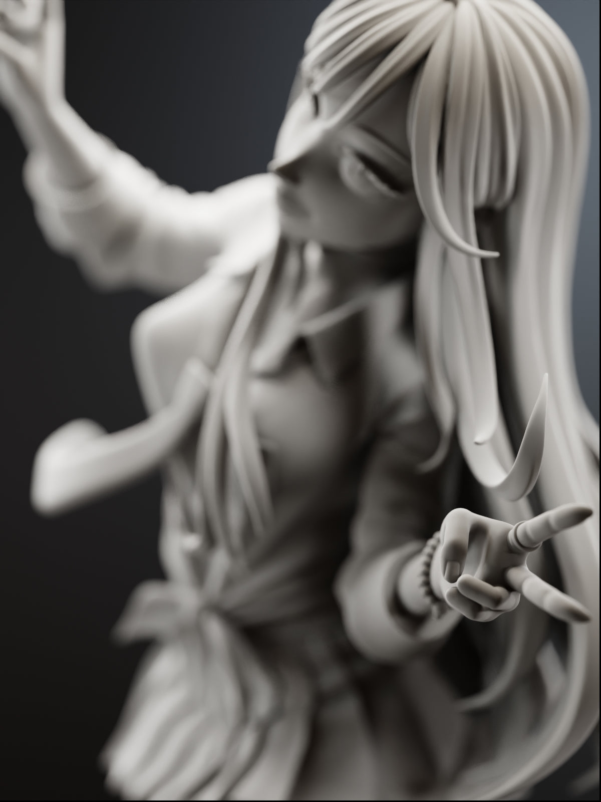 The Cosplay Girl | Maximum Detailed 12K 3D printed figure