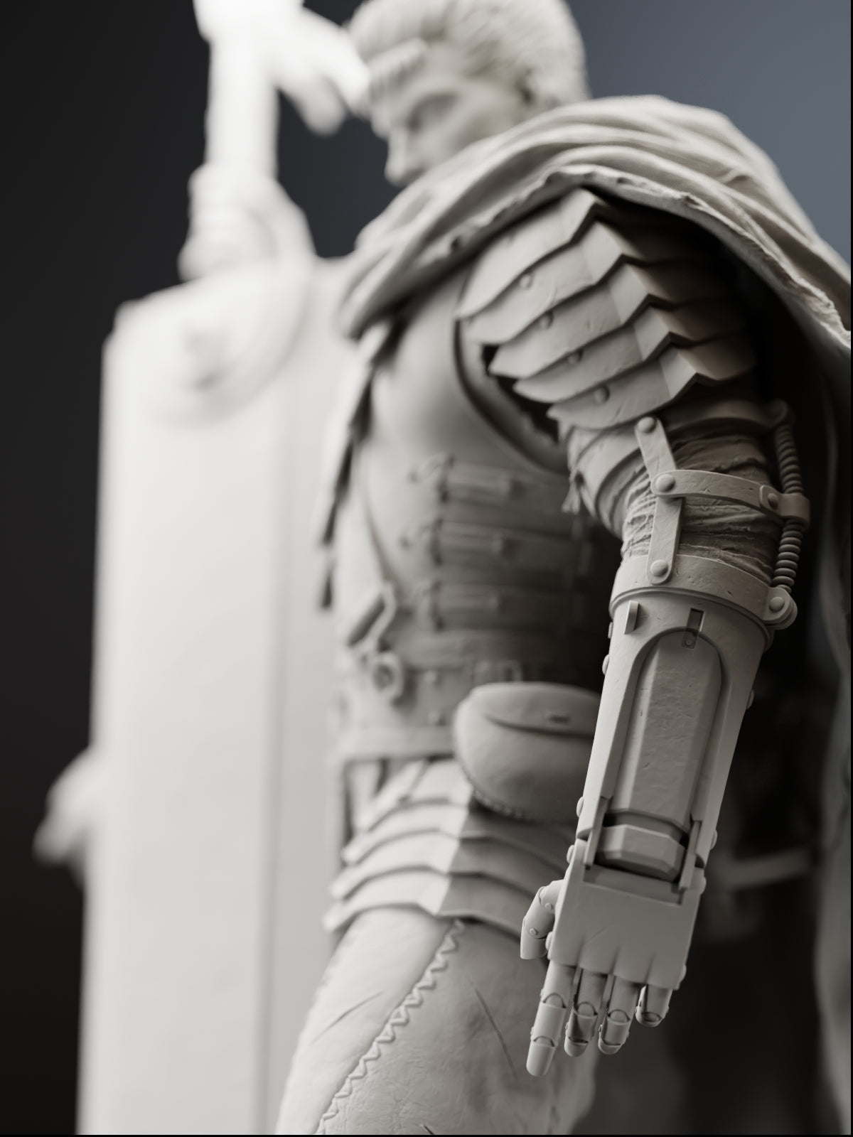 The Black Sword Statue