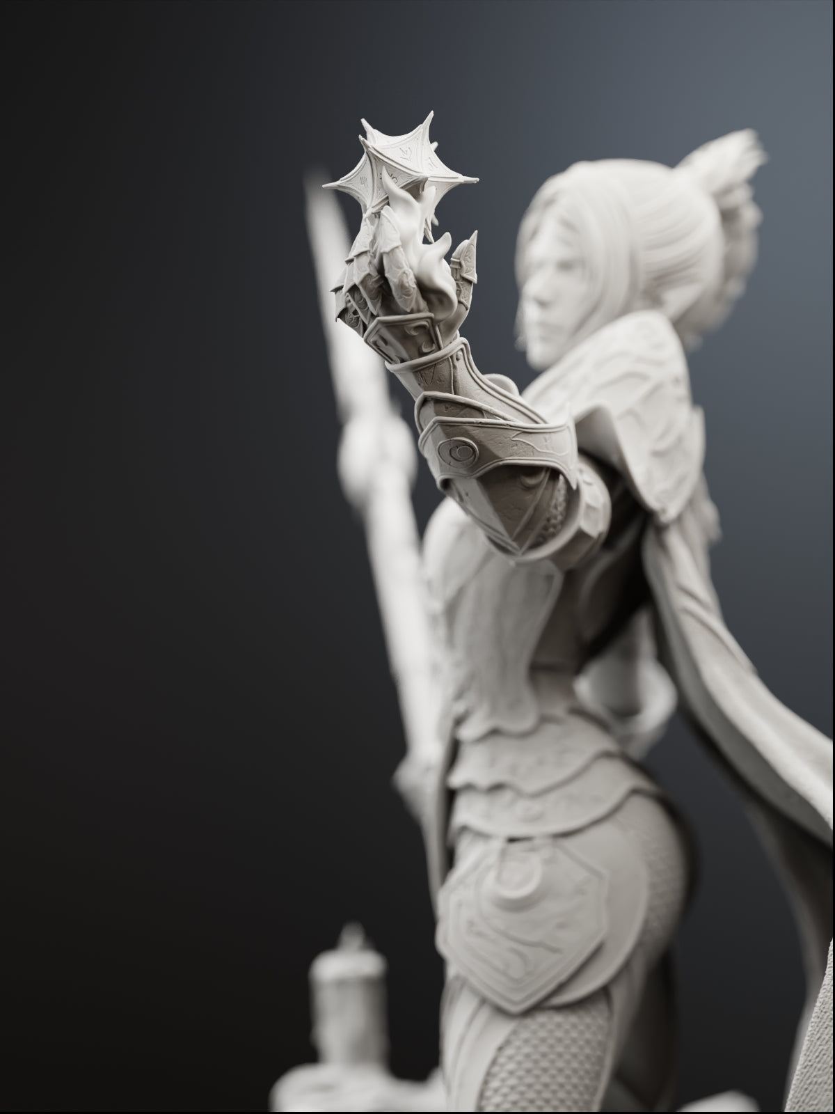 The Daughter of Shar | Maximum Detailed 12K 3D printed figure