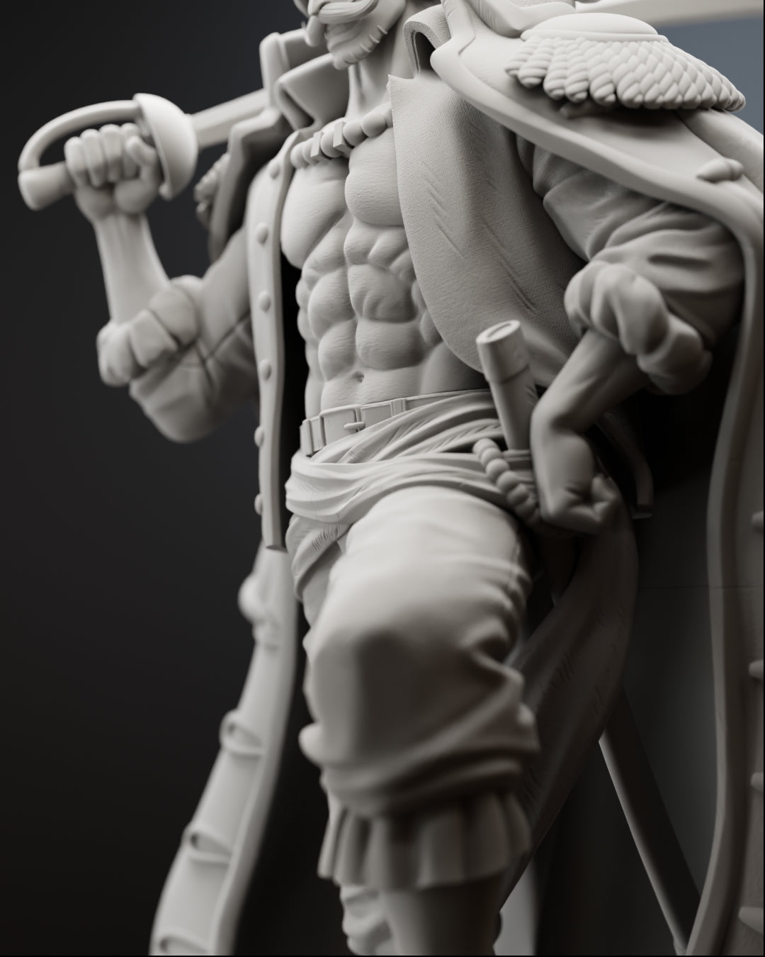 Legendary Pirate King Statue