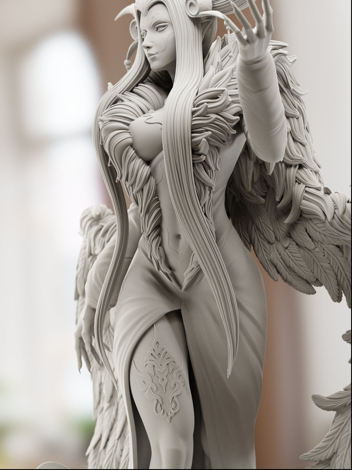 The Timebound Queen | Maximum Detailed 12K 3D printed figure
