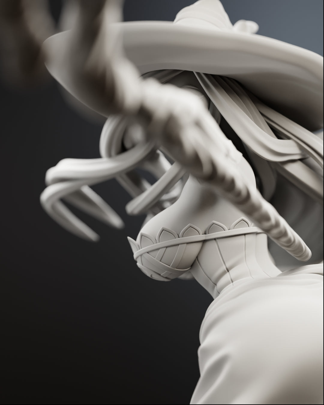 The Velvet Arcanist Statue