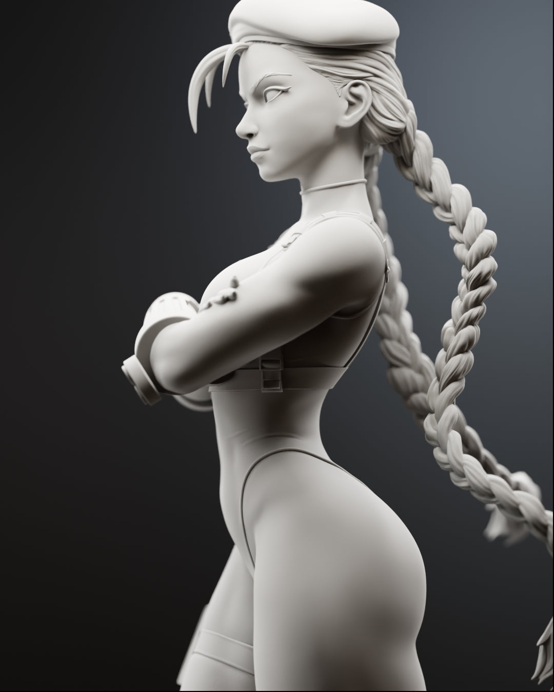 Braided Fighter Statue